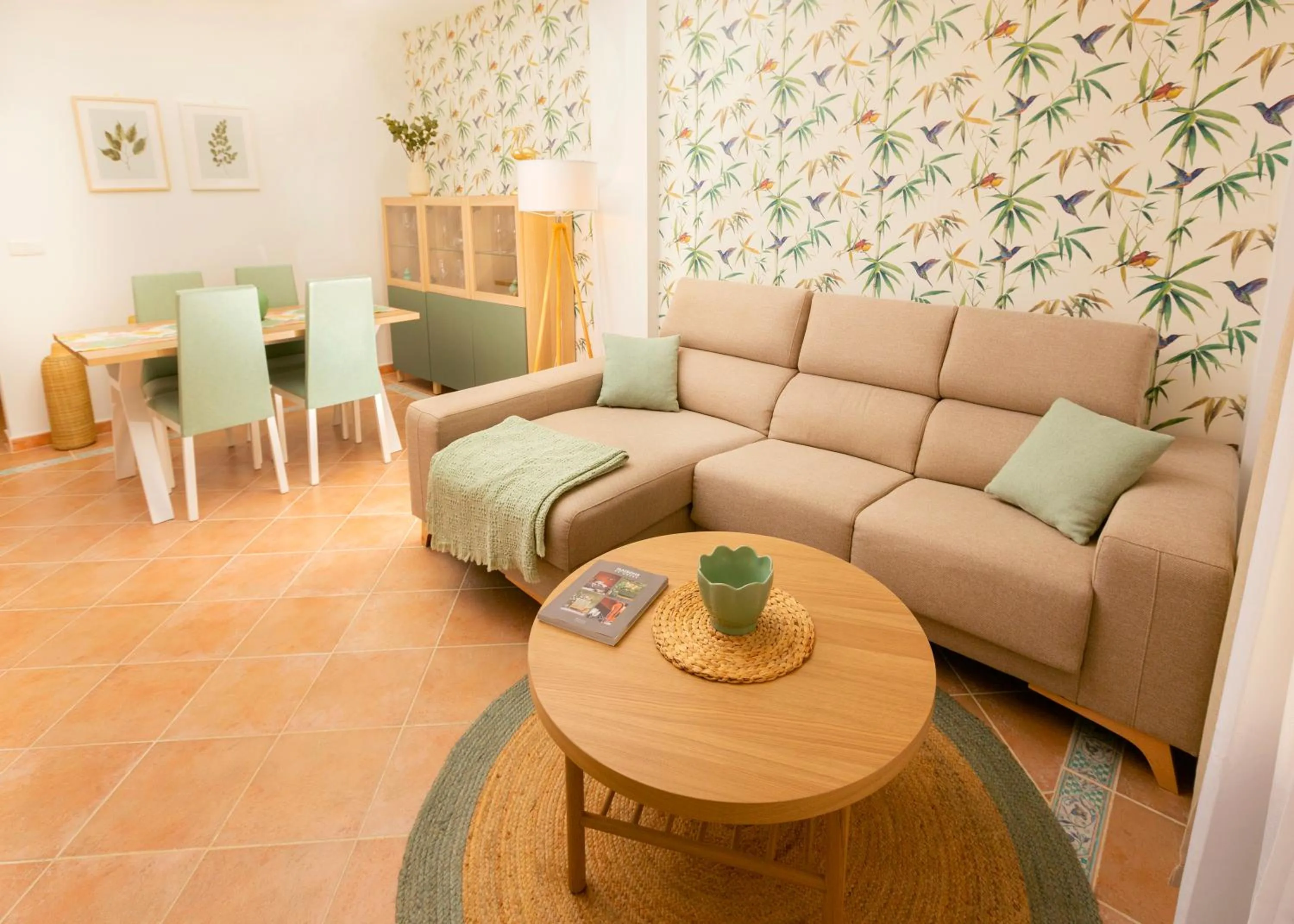 Living room in Pura Villa- Buganvillas Ayamonte
