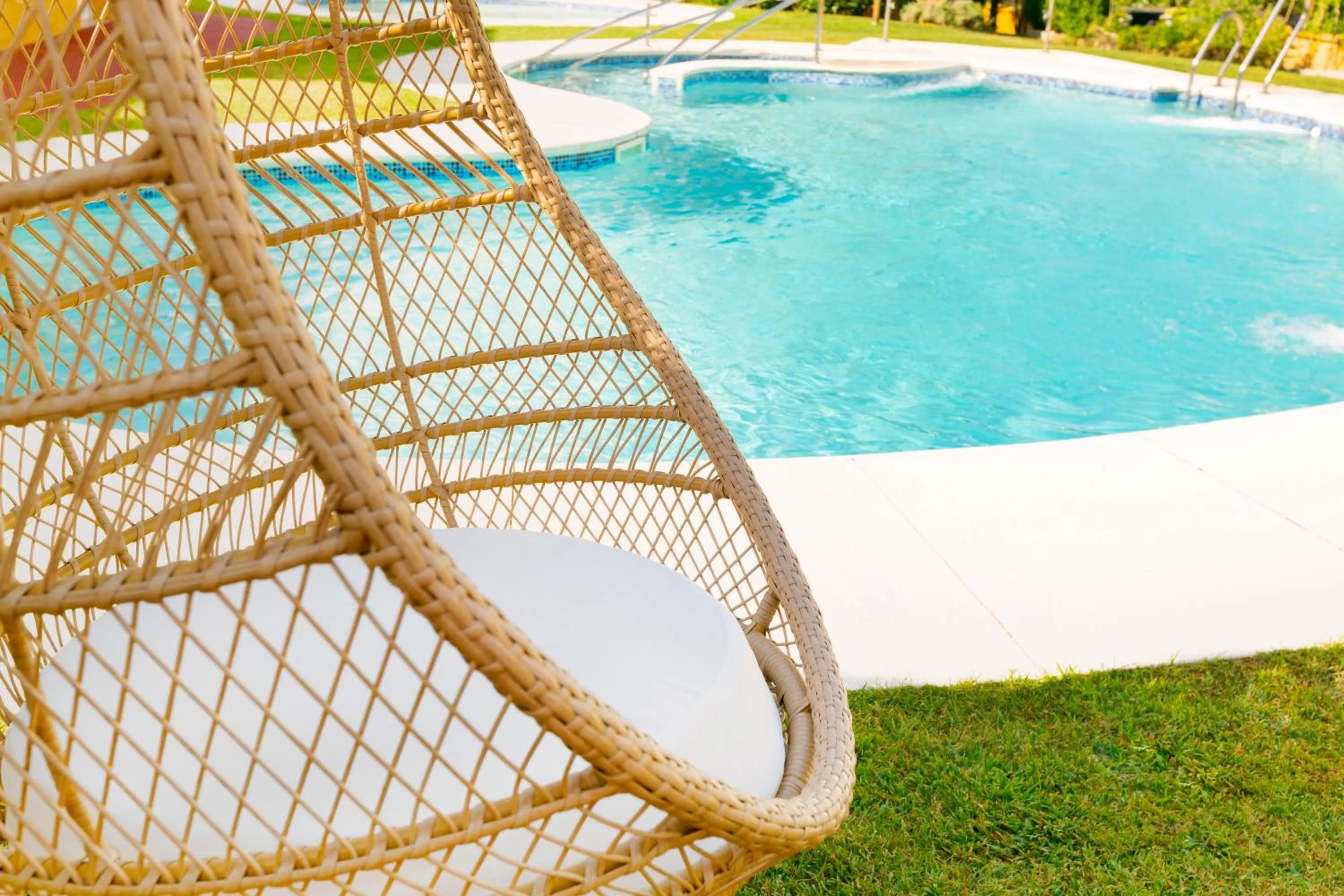 Pool view in Pura Villa- Buganvillas Ayamonte
