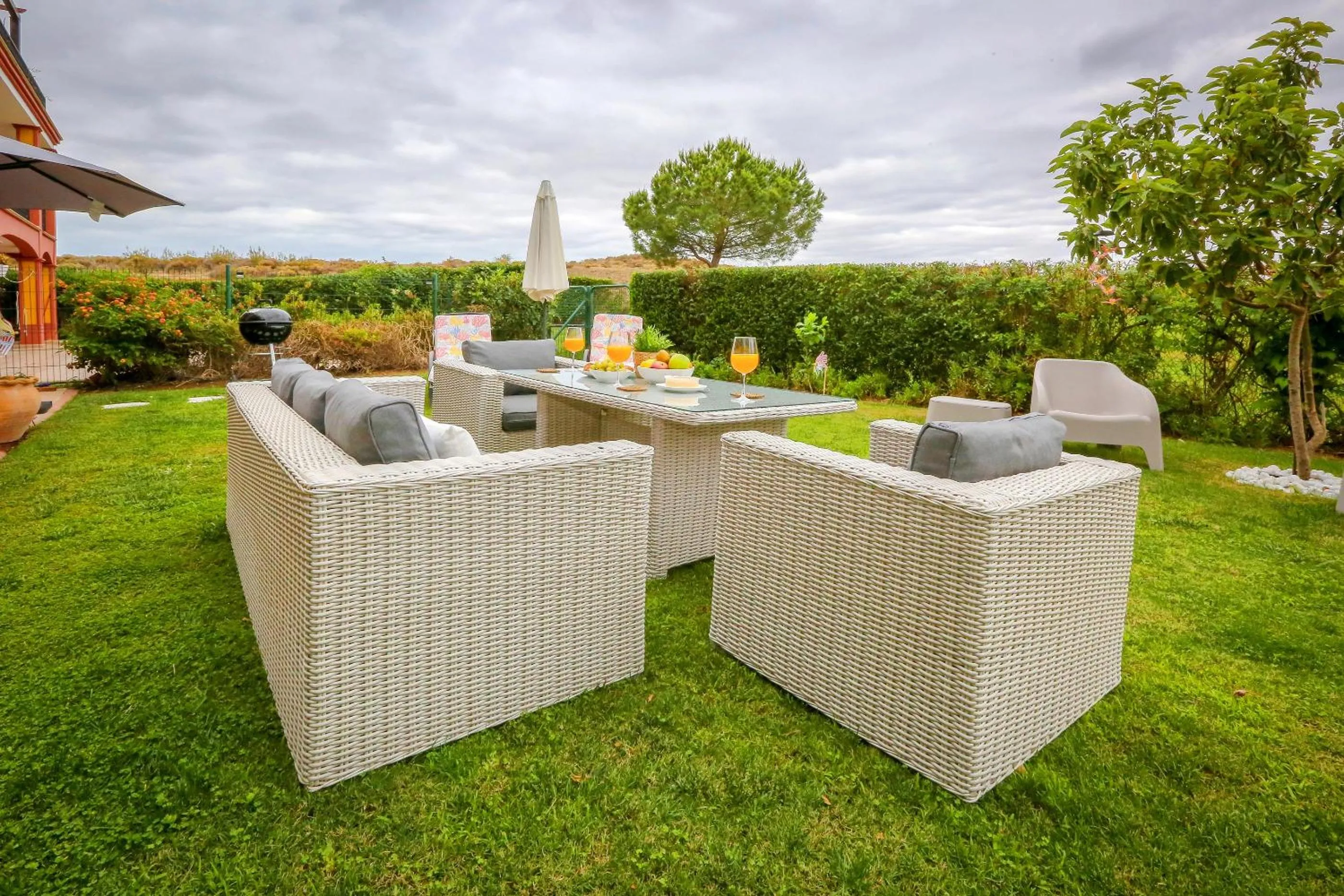 Garden in Pura Villa- Buganvillas Ayamonte