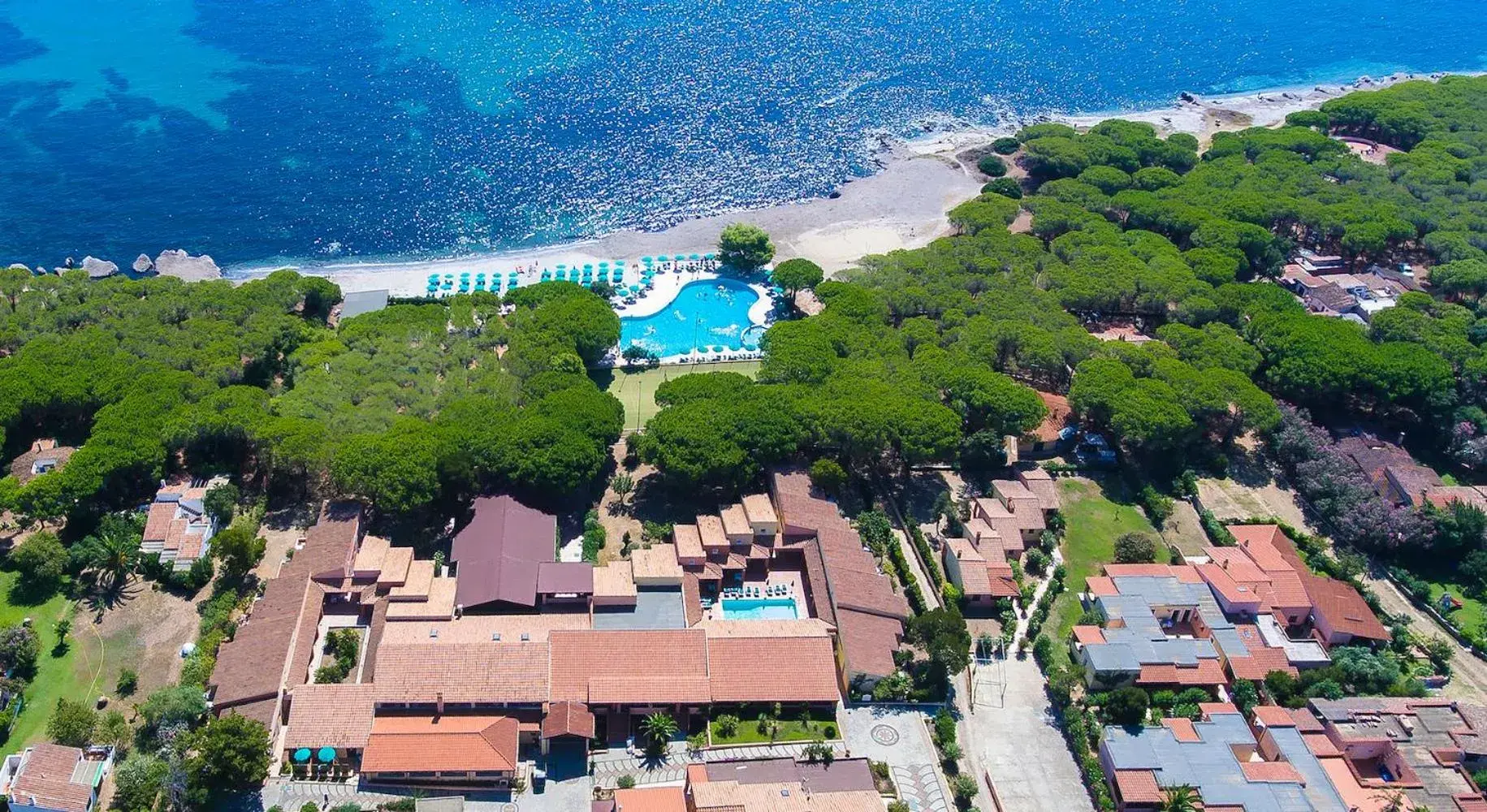 Bird's eye view in Club Hotel Marina Seada Beach Bird's eye view in Club Hotel Marina Seada Beach