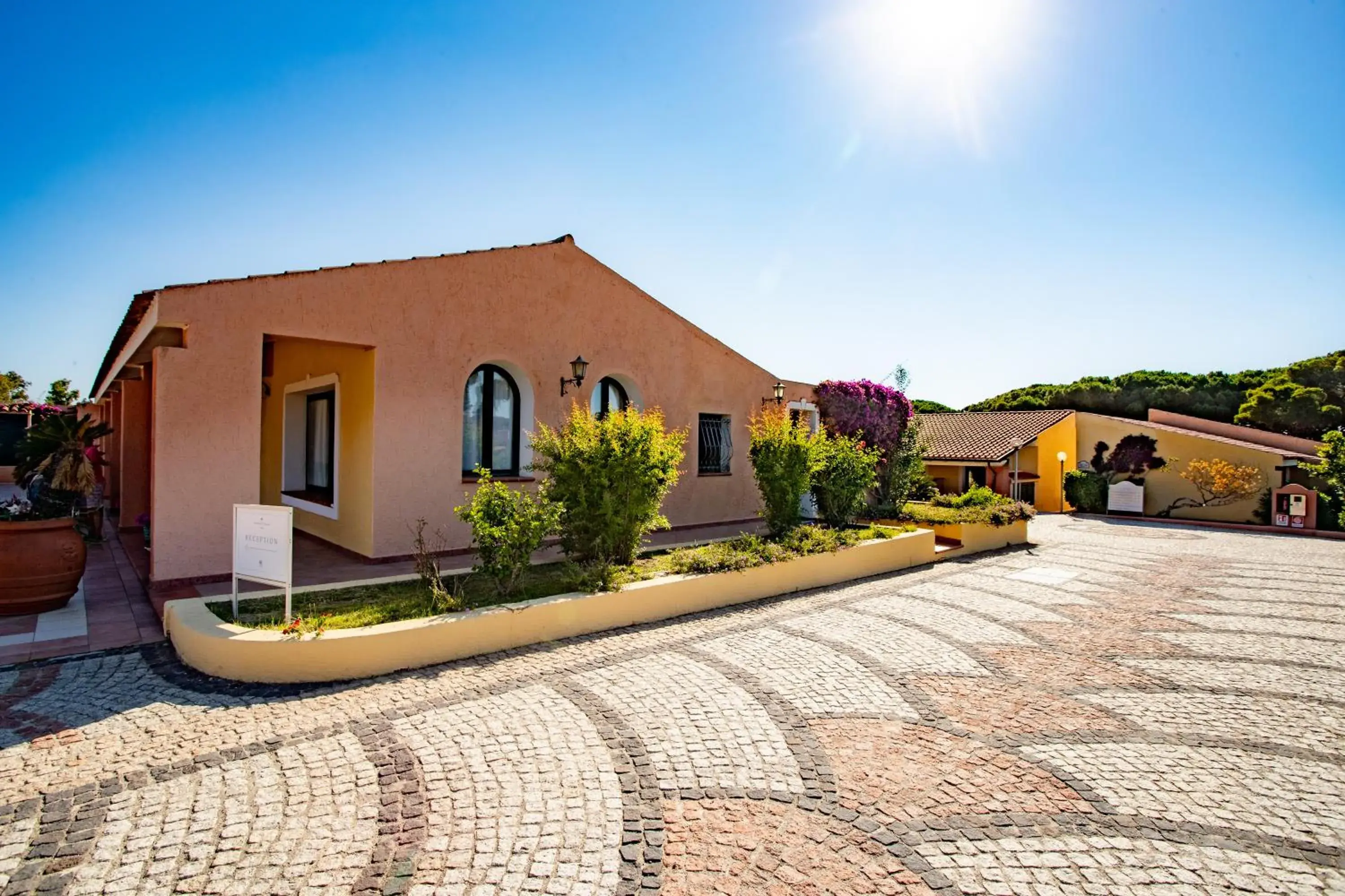 Property building in Club Hotel Marina Seada Beach Property building in Club Hotel Marina Seada Beach