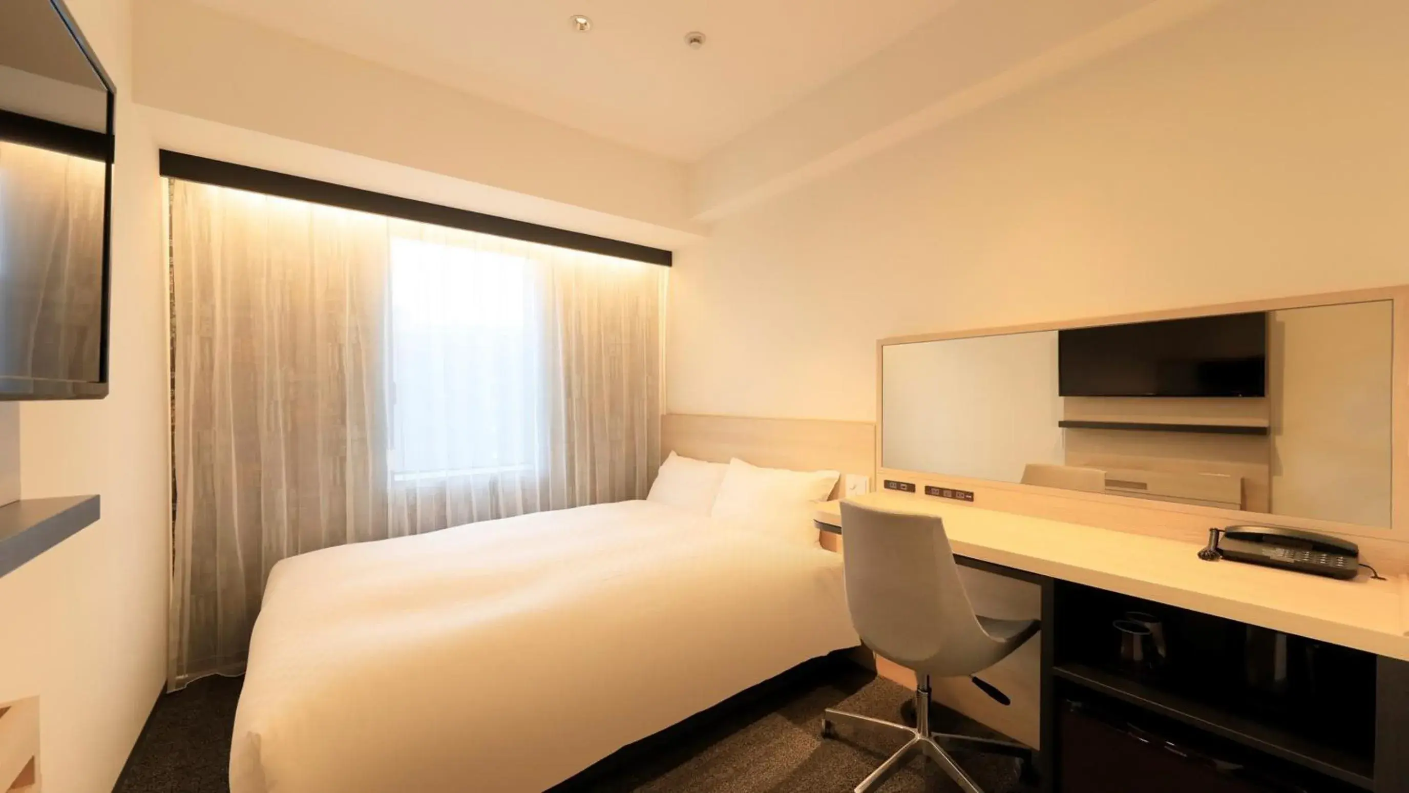 Bedroom, Bed in Via Inn Iidabashi Korakuen Bedroom, Bed in Via Inn Iidabashi Korakuen