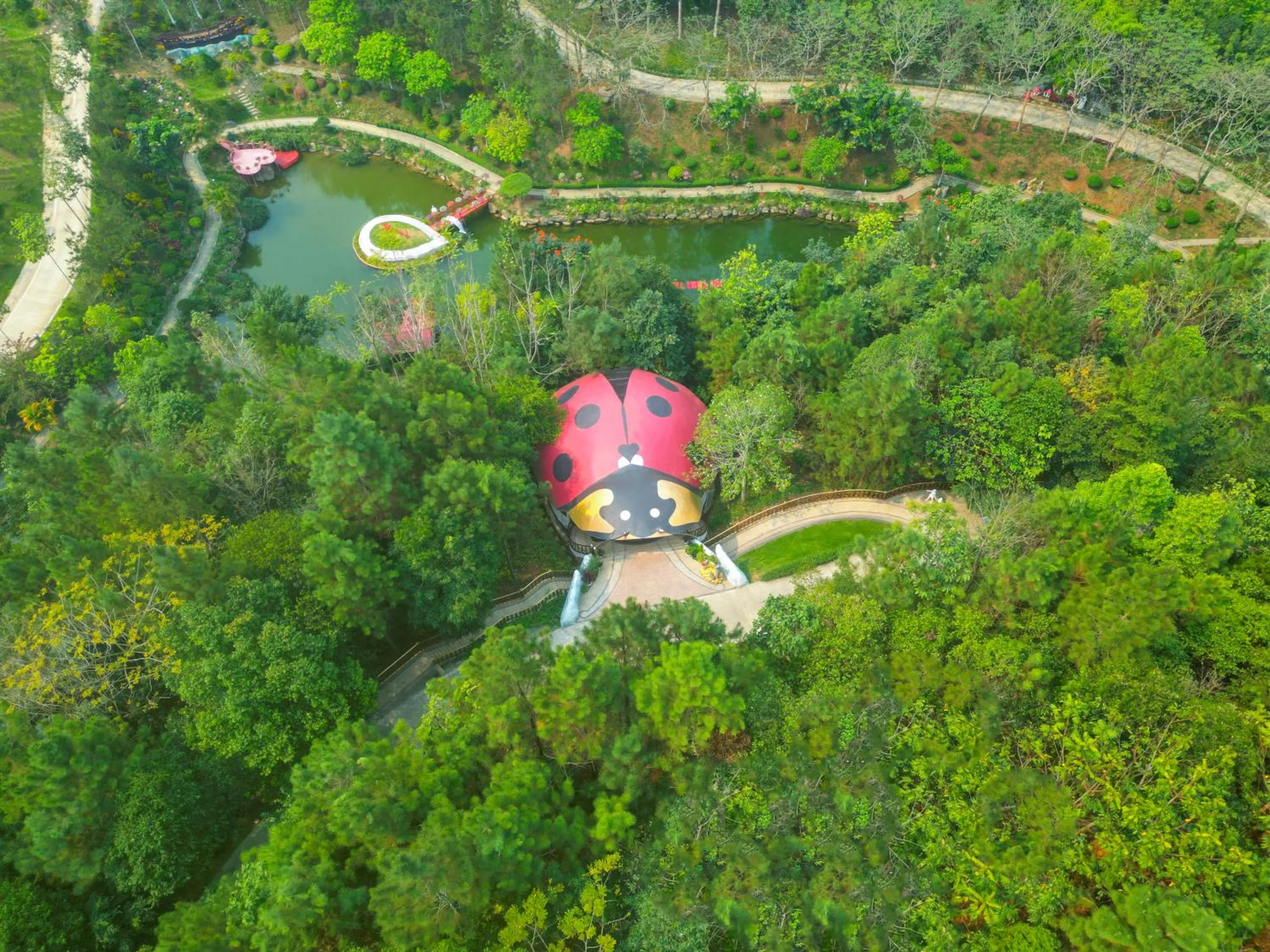 Bird's eye view in MEDDOM Park