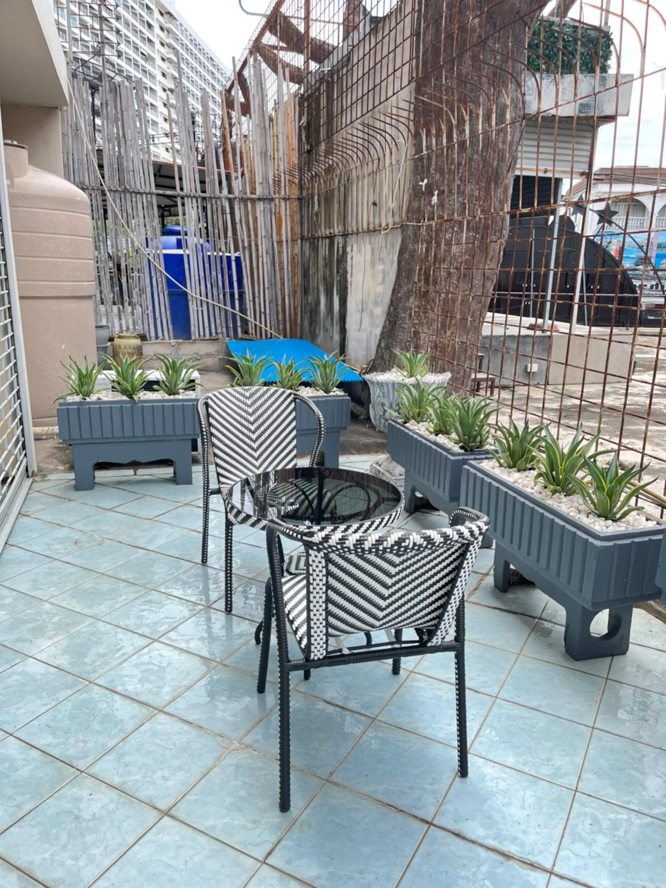 Balcony/Terrace in Poseidon Boutique Hotel