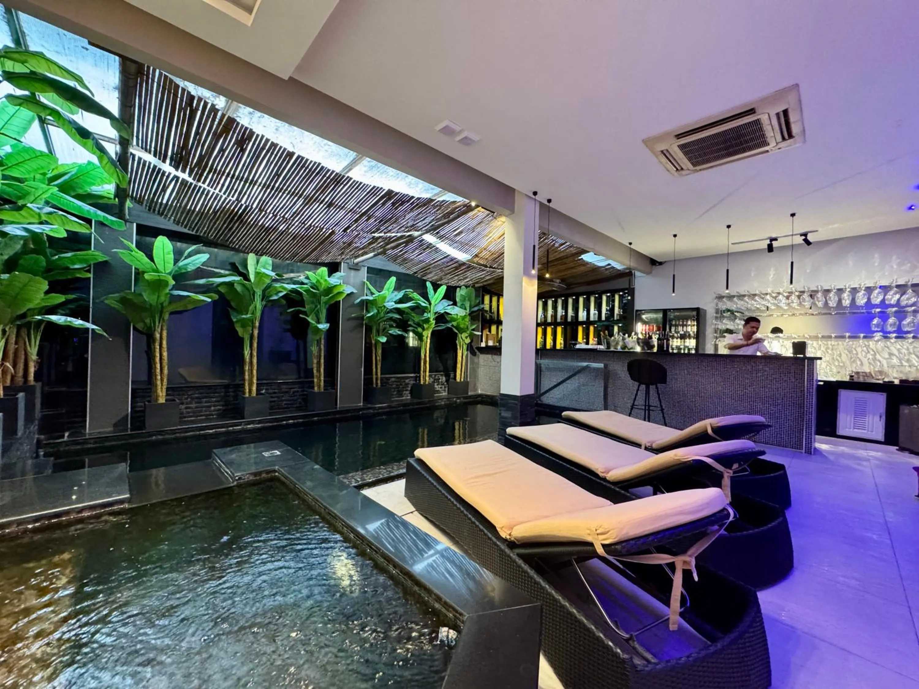 Swimming pool in Poseidon Boutique Hotel