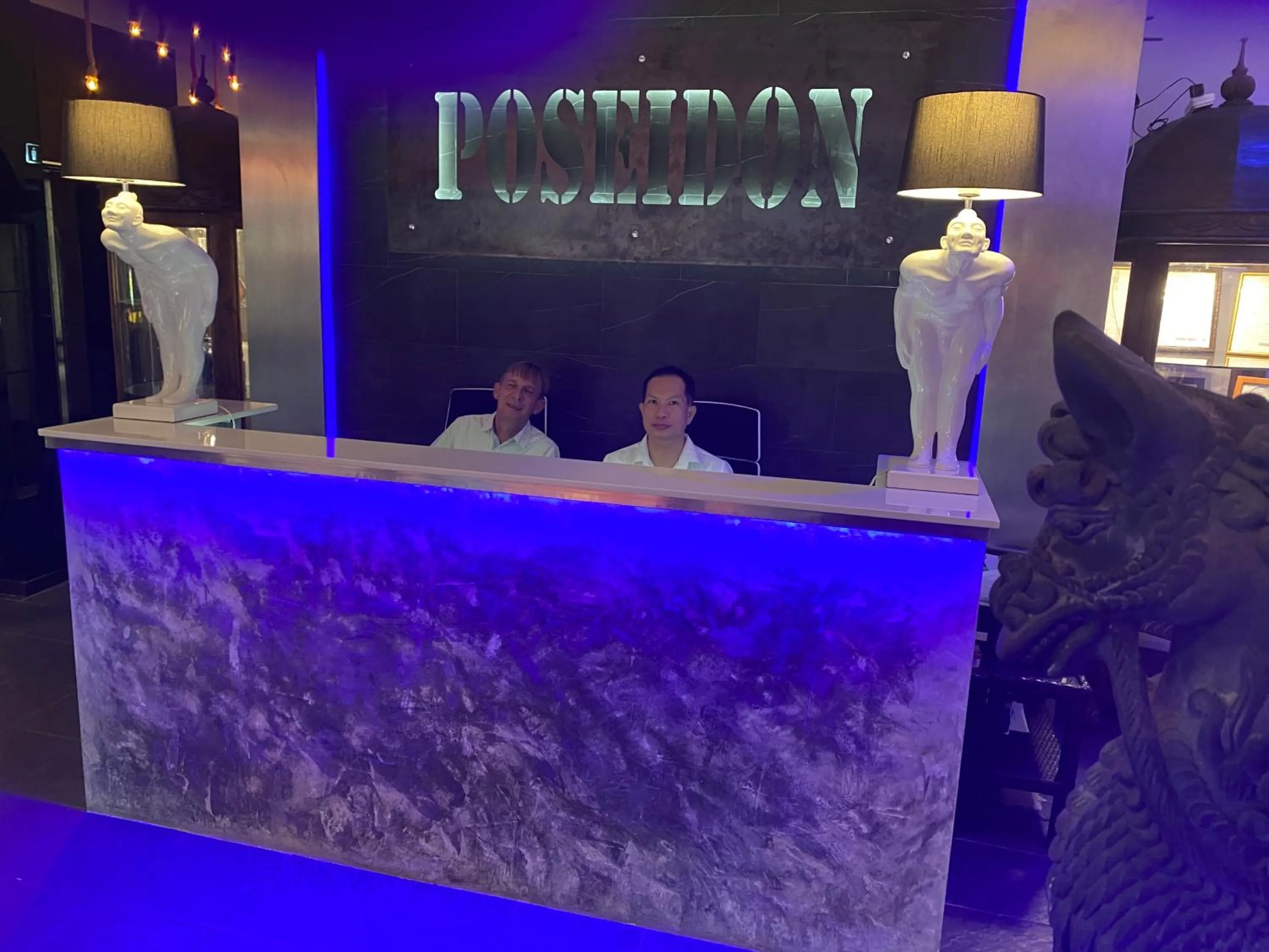 Lobby or reception in Poseidon Boutique Hotel
