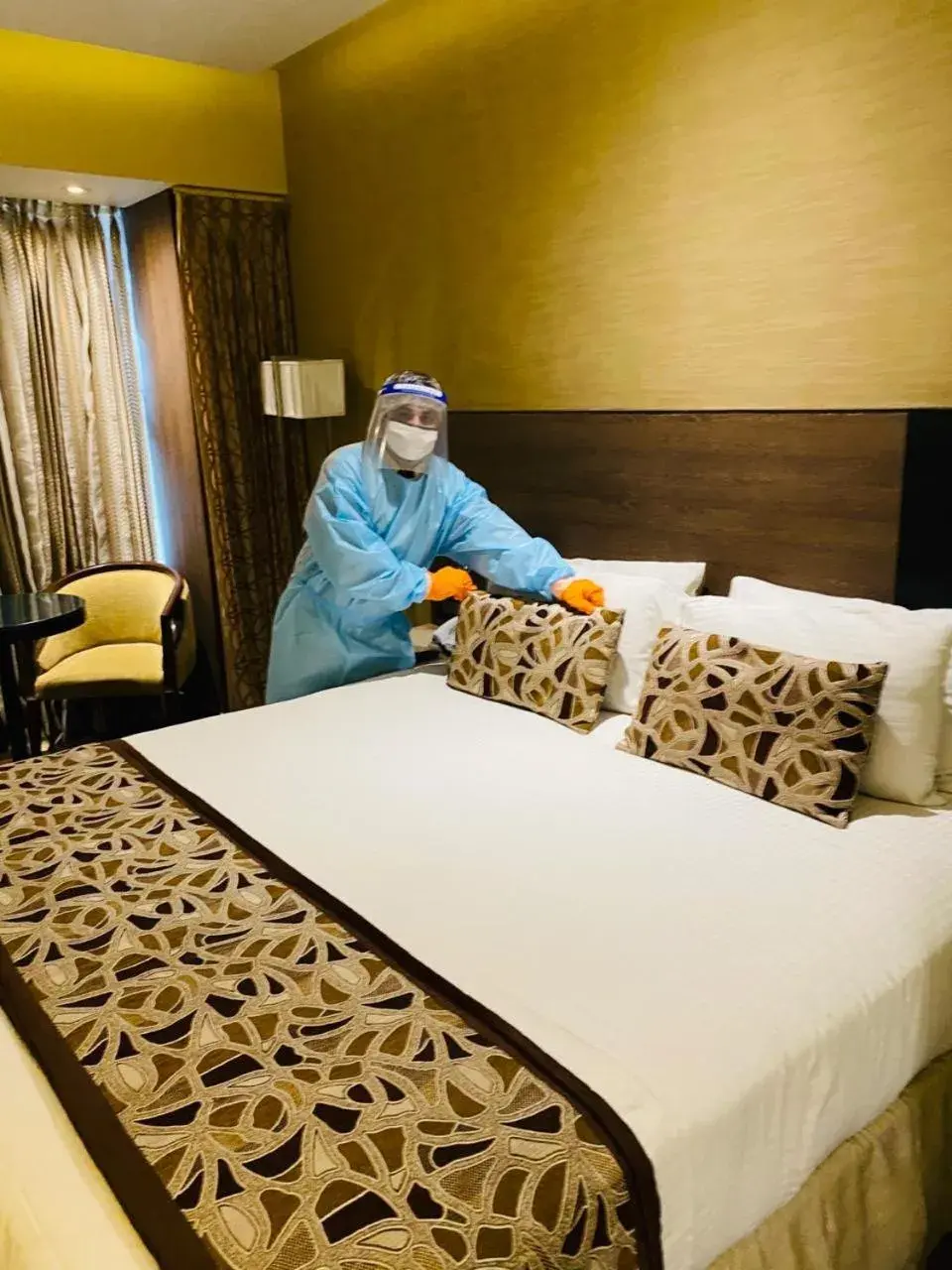 Bed in Hotel Vrisa Bed in Hotel Vrisa