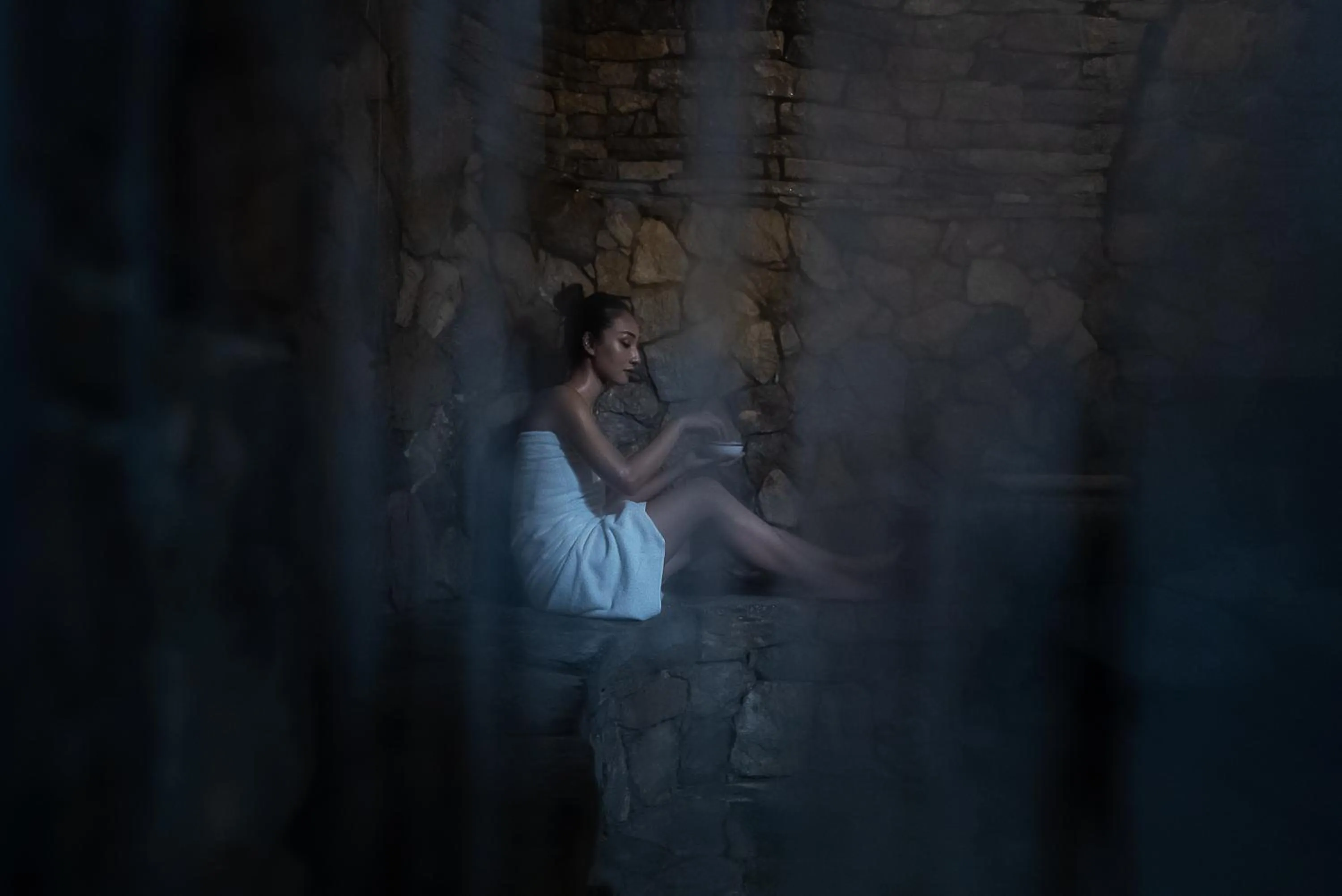 Steam room in Hotel Conca Park