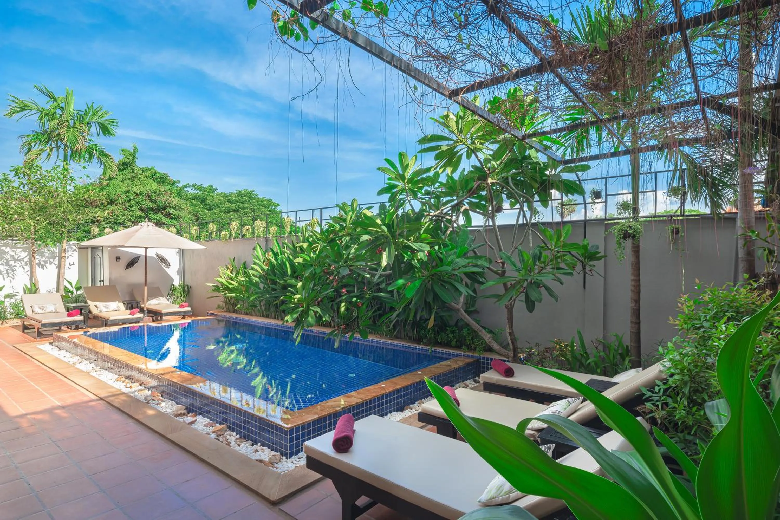 Swimming pool in Villa Agati