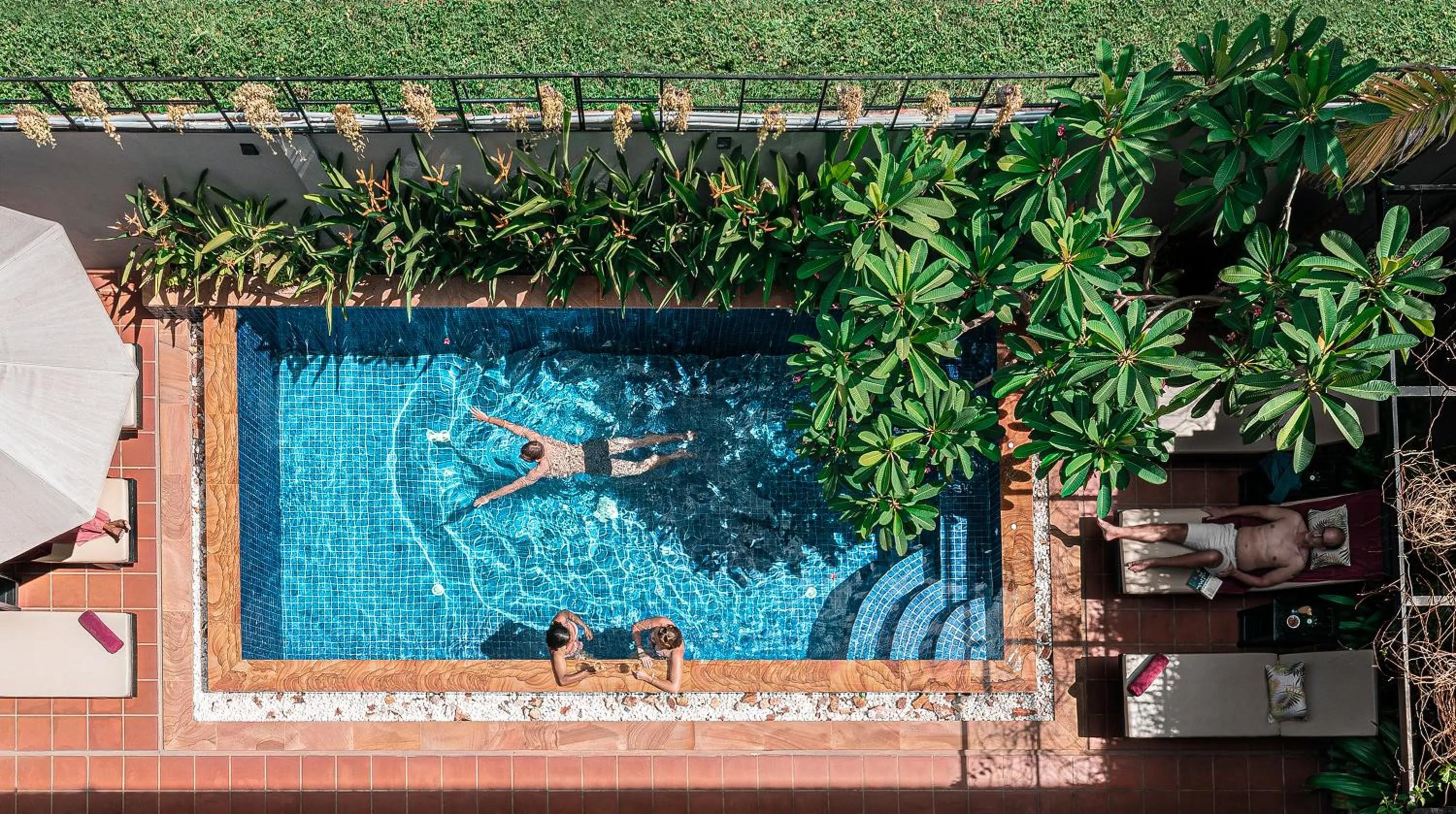 Swimming pool in Villa Agati