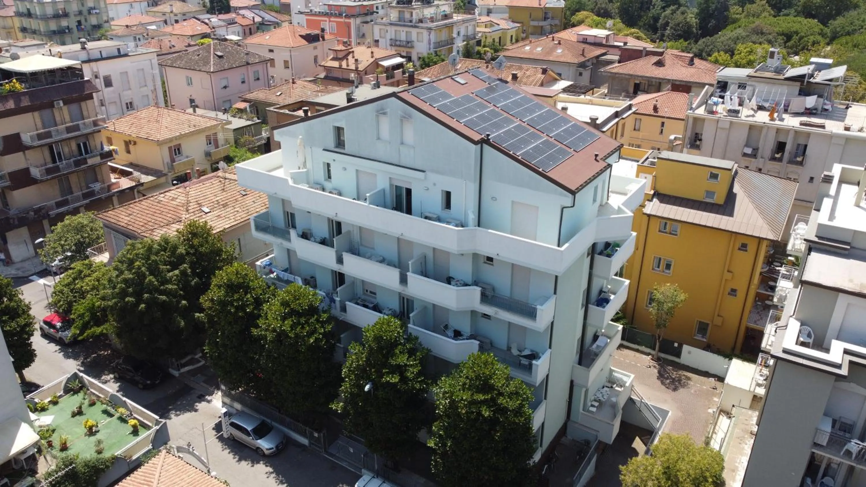 Bird's eye view in Lugano Residence