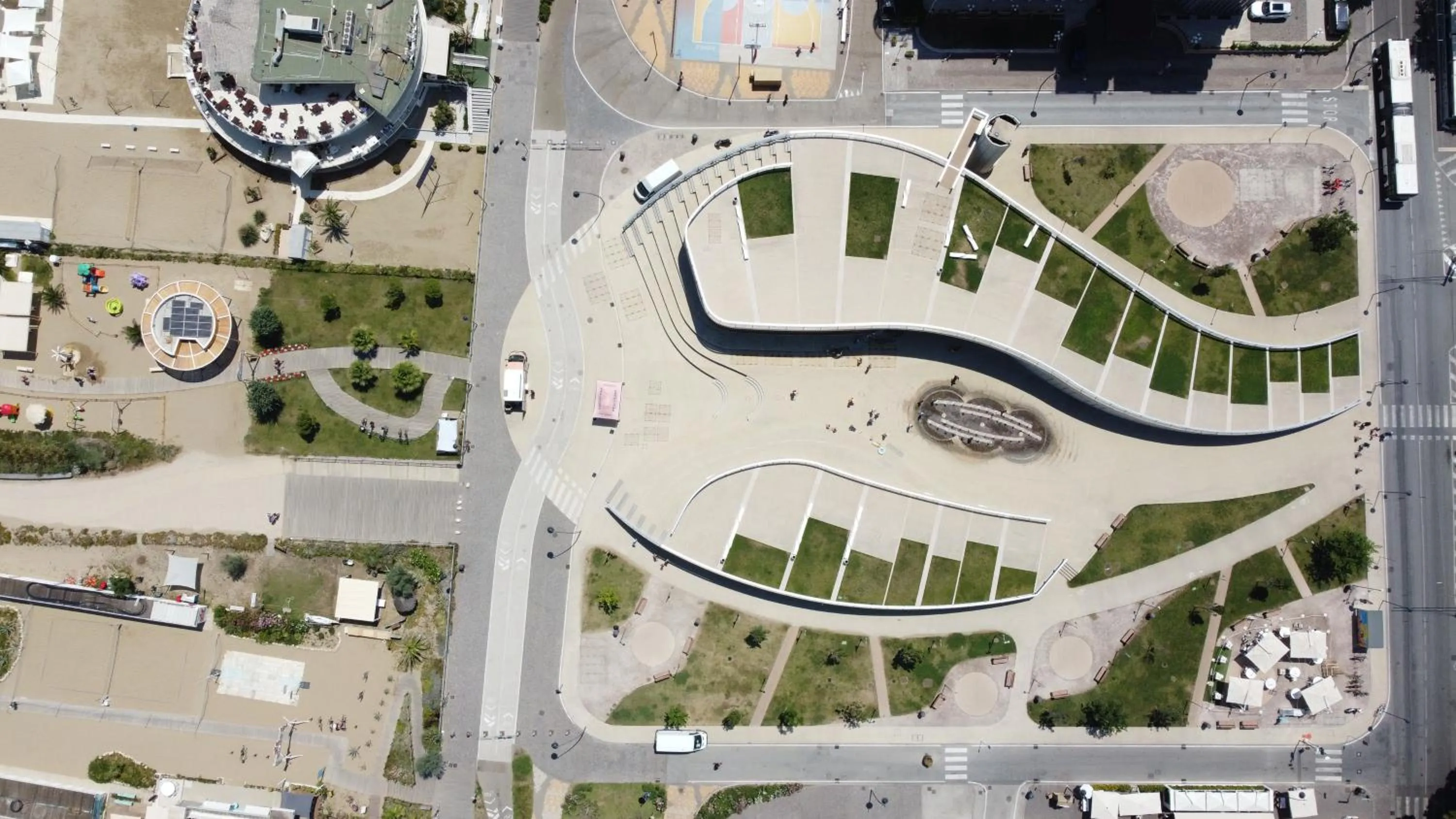 Bird's eye view in Lugano Residence