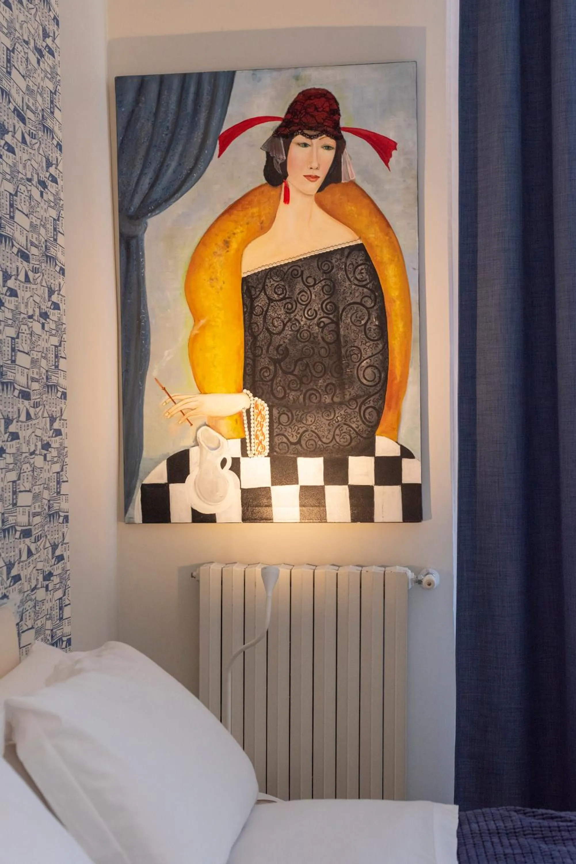 Bed in B&B Donna Adelina