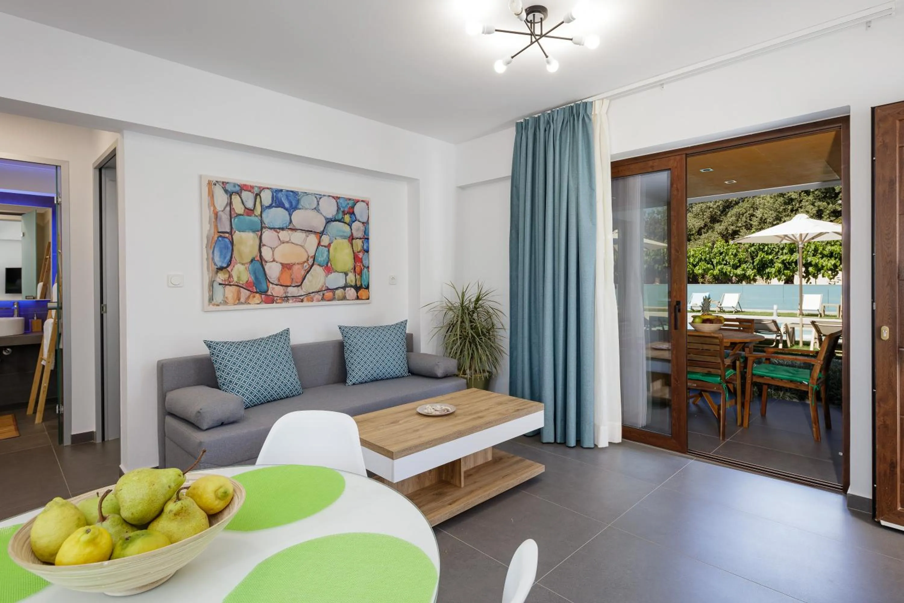 Patio in Coconut Palm Paradise