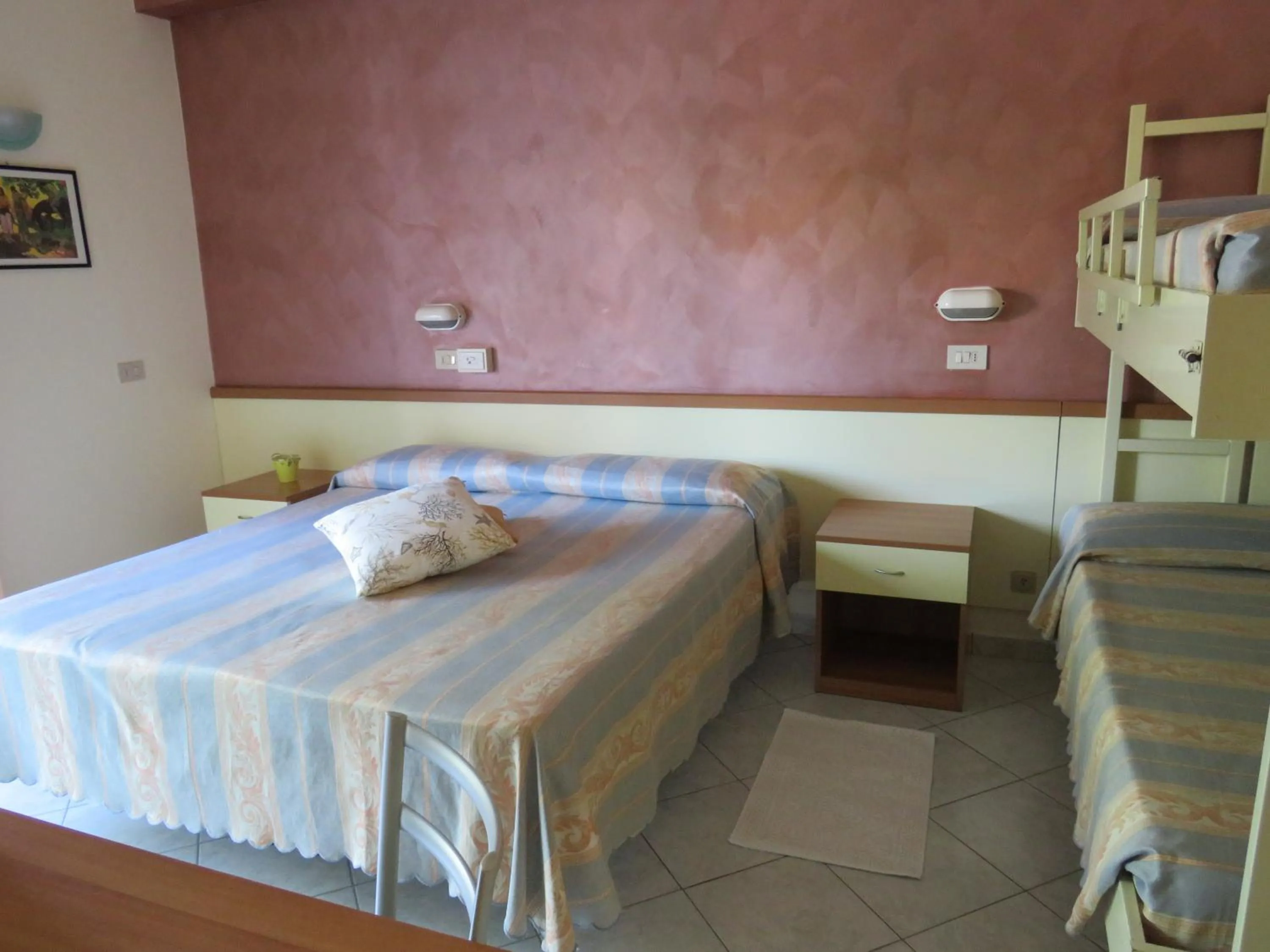 Bed in Hotel Solidea
