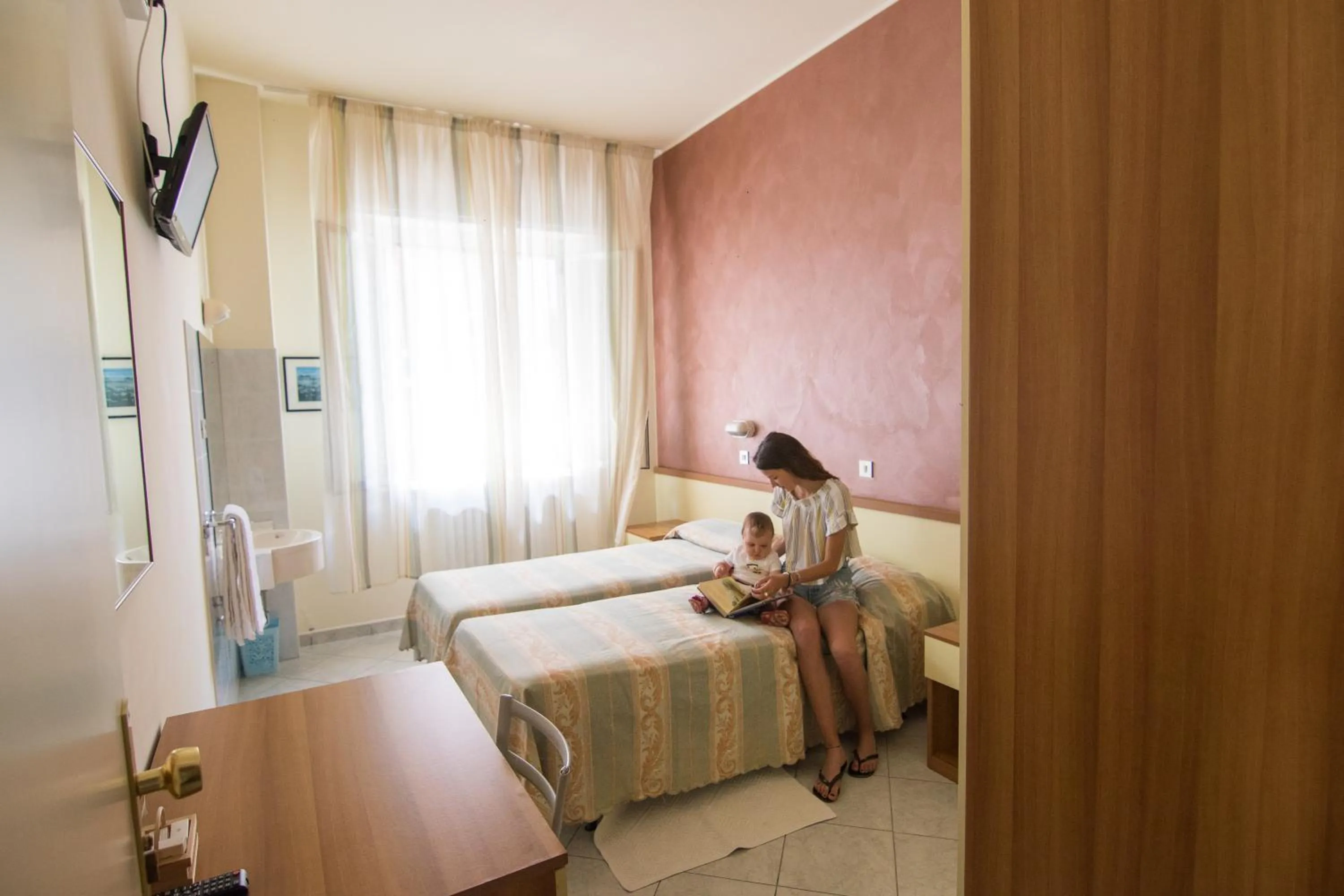 Bed in Hotel Solidea