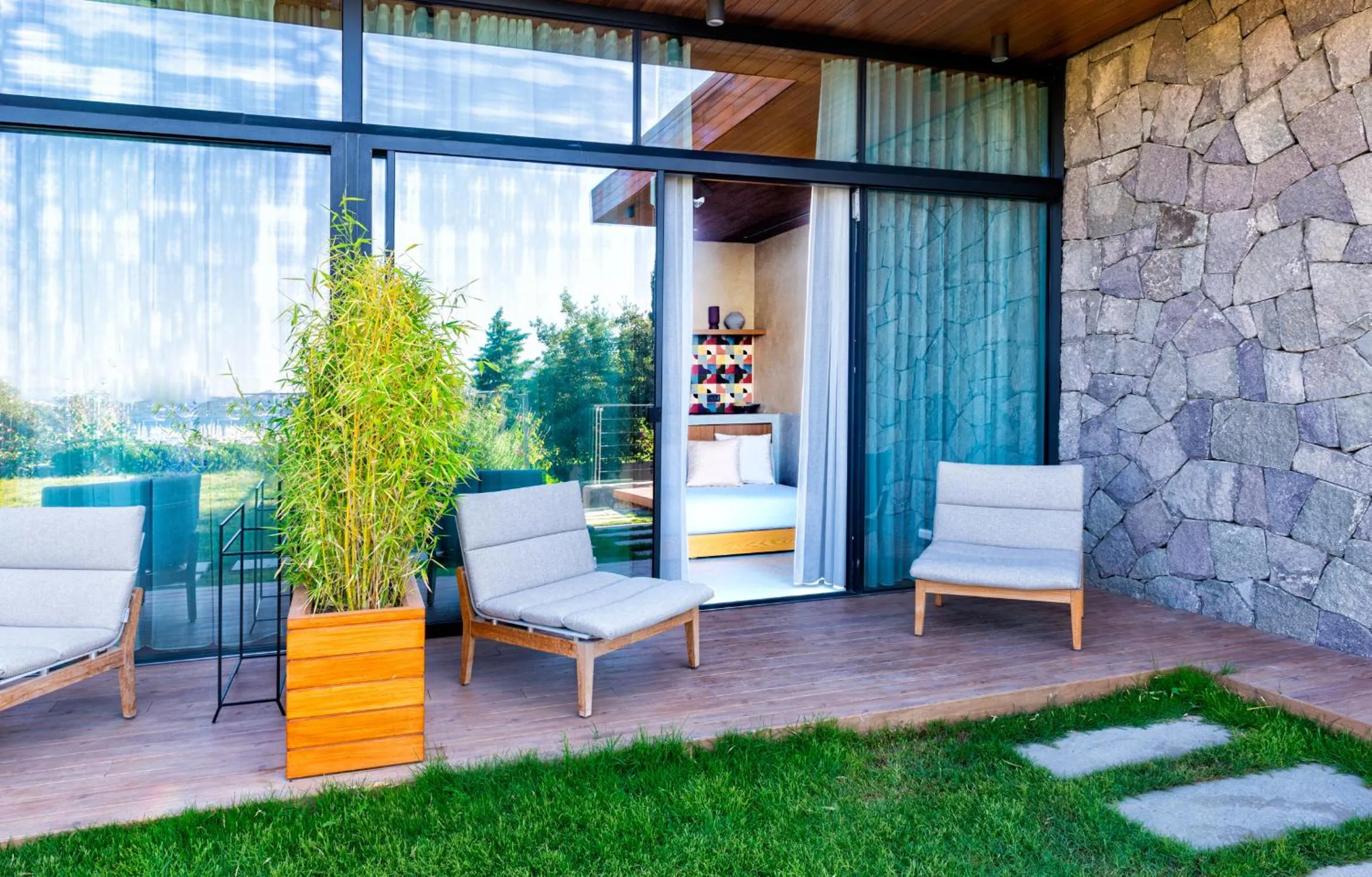 Seating area in Birdcage 33 Hotel - Adult Only