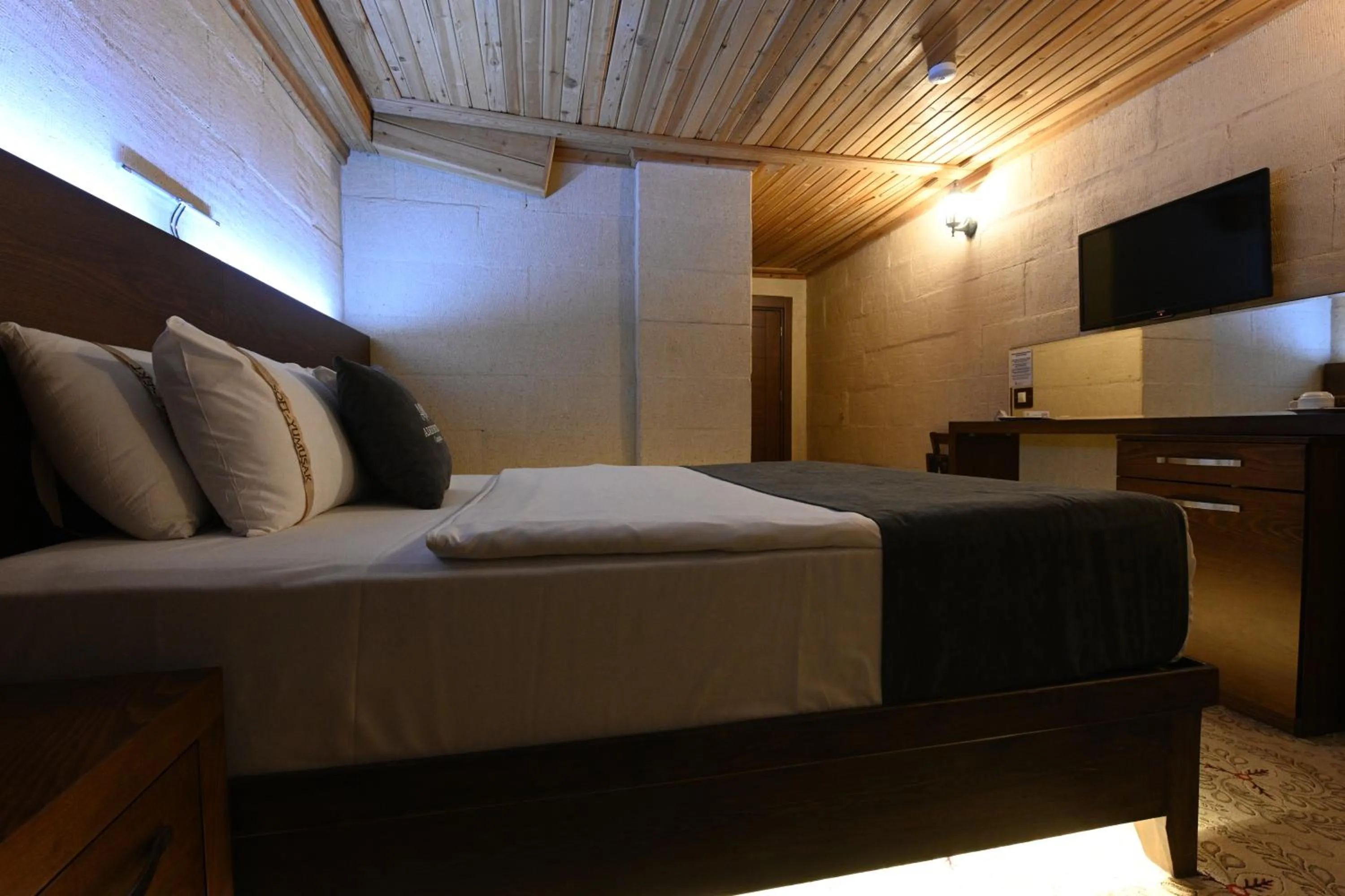 Bed in Aden Hotel Cappadocia