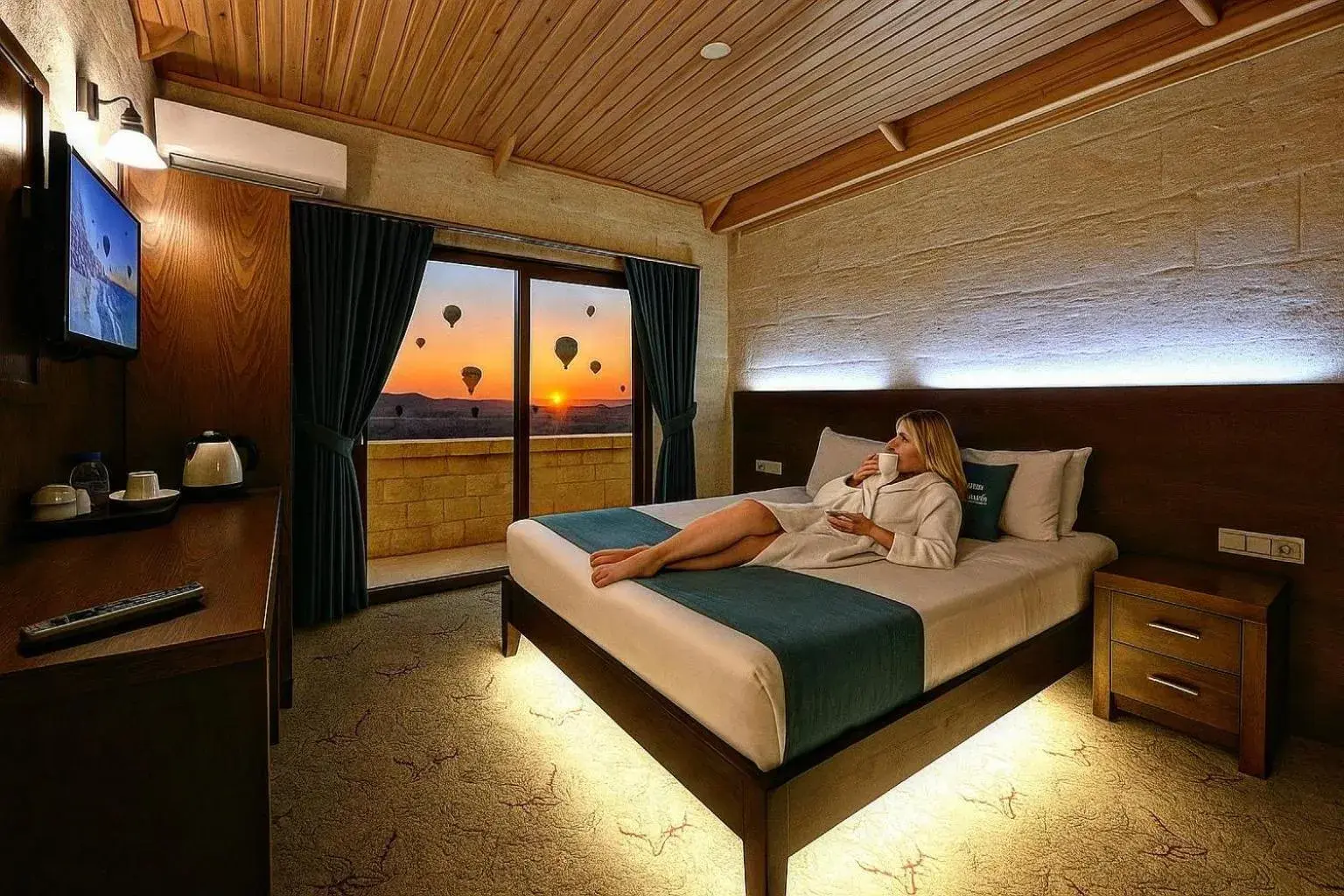 Double Room with Balcony in Aden Hotel Cappadocia Double Room with Balcony in Aden Hotel Cappadocia