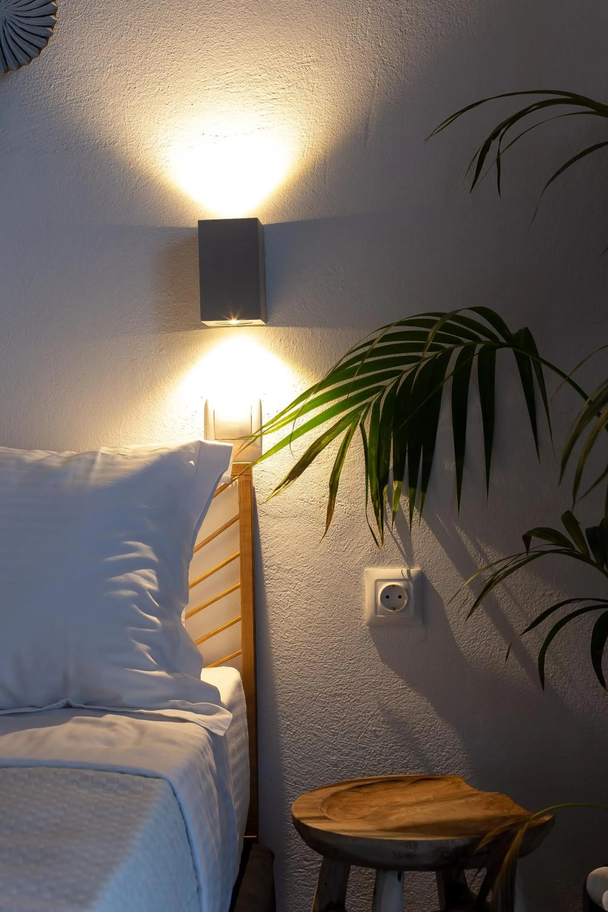 Bed in Divino Suites