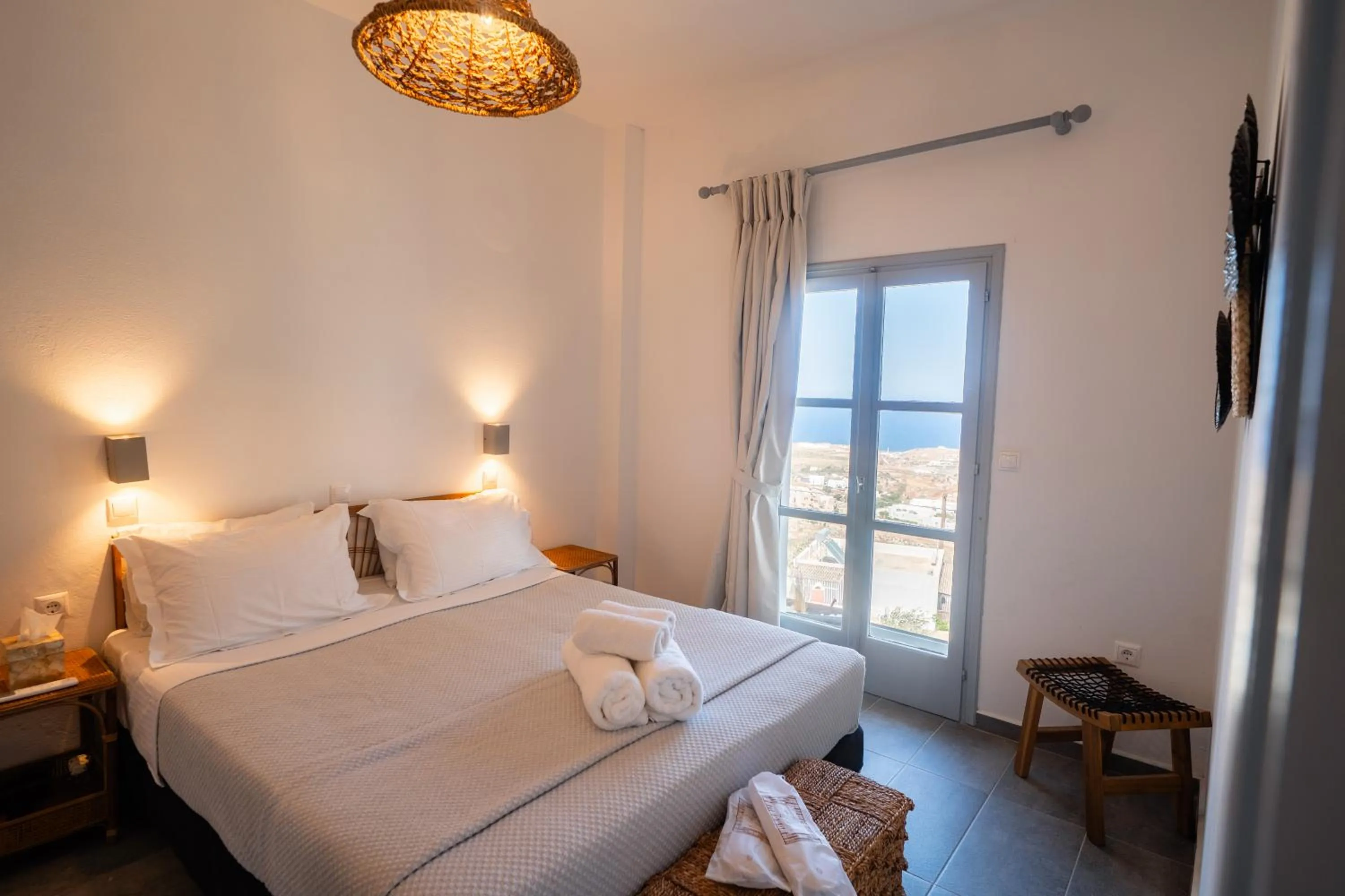 Bed in Divino Suites