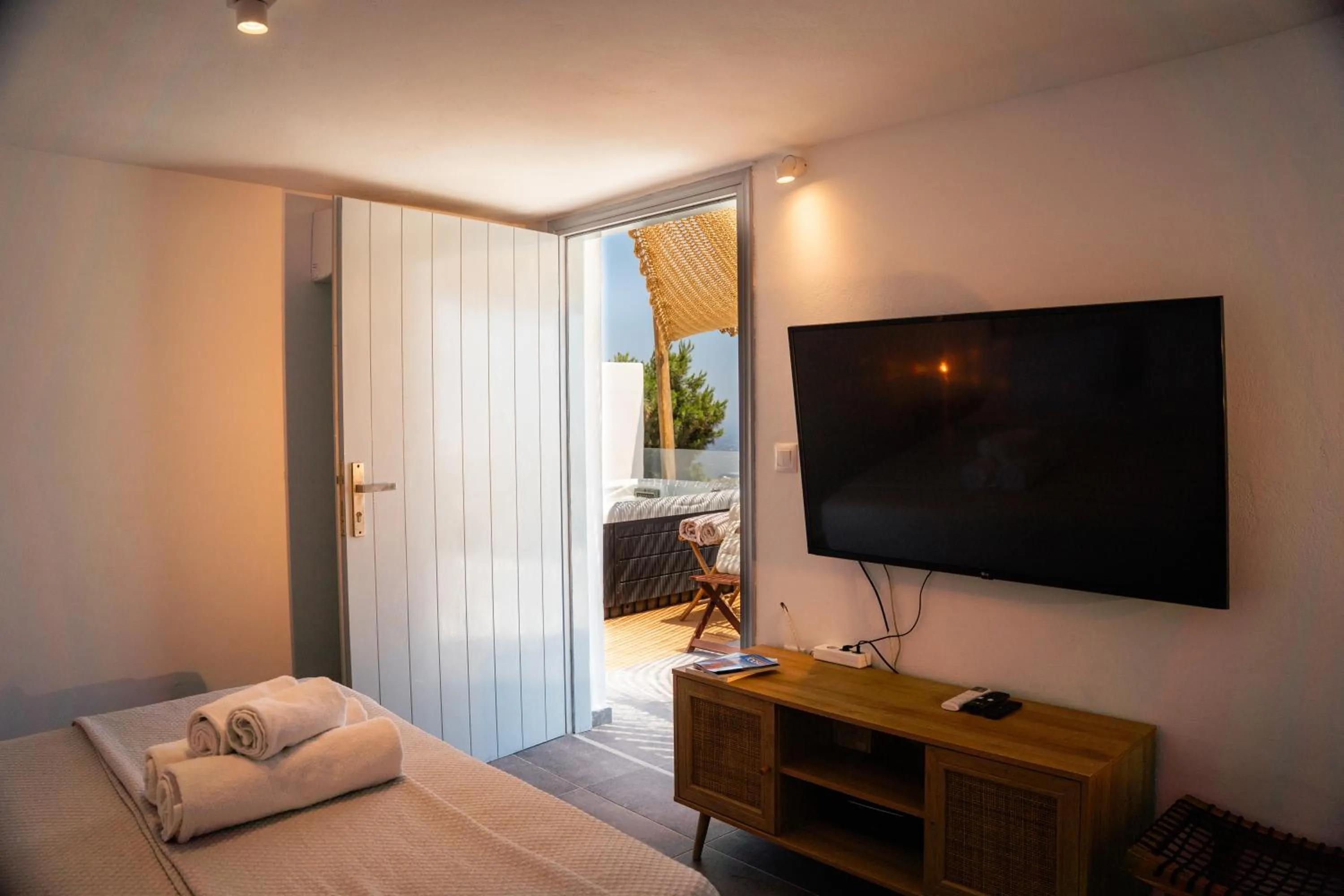 Bed in Divino Suites