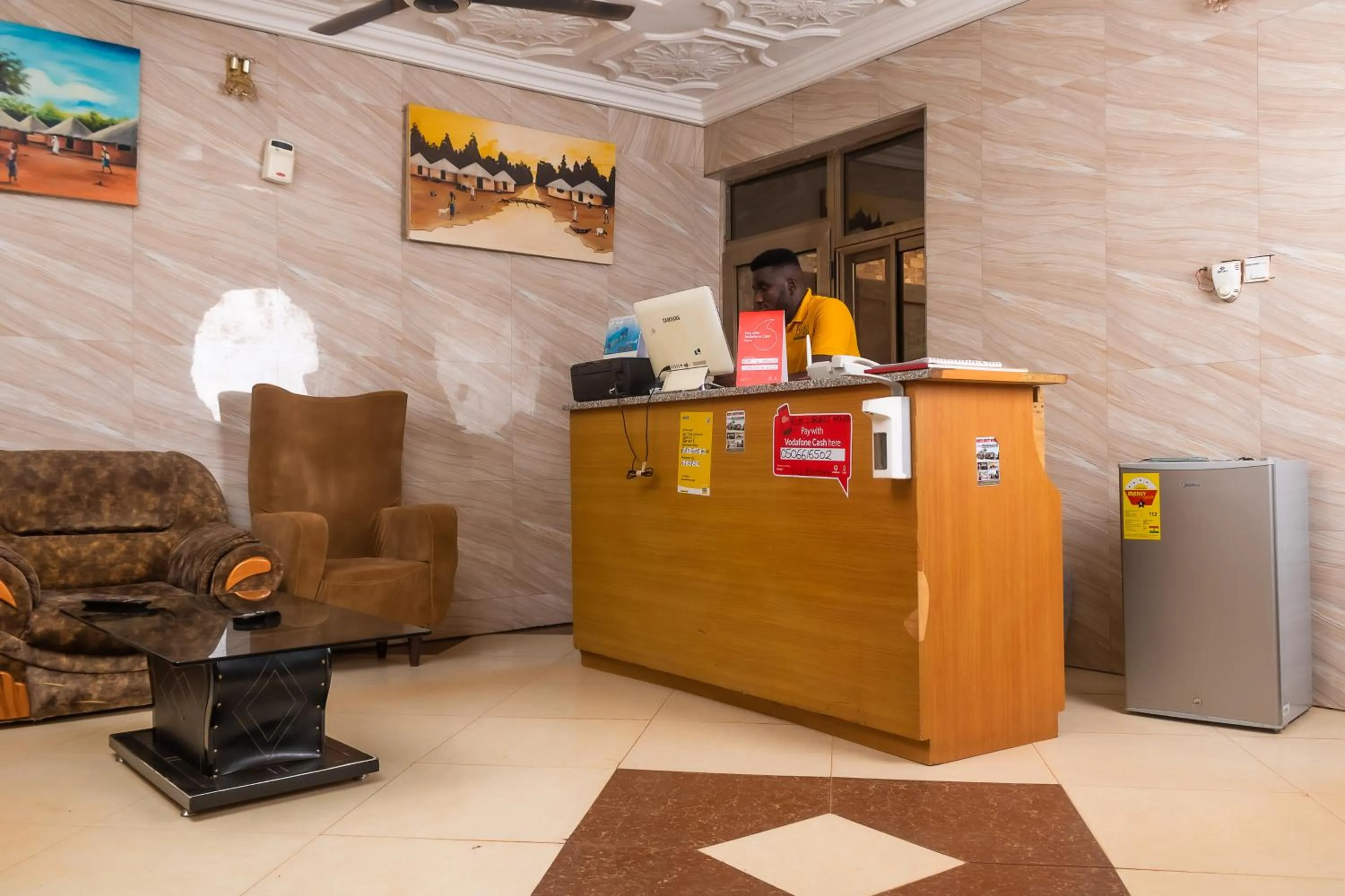 Lobby or reception in Ruk's Hotel