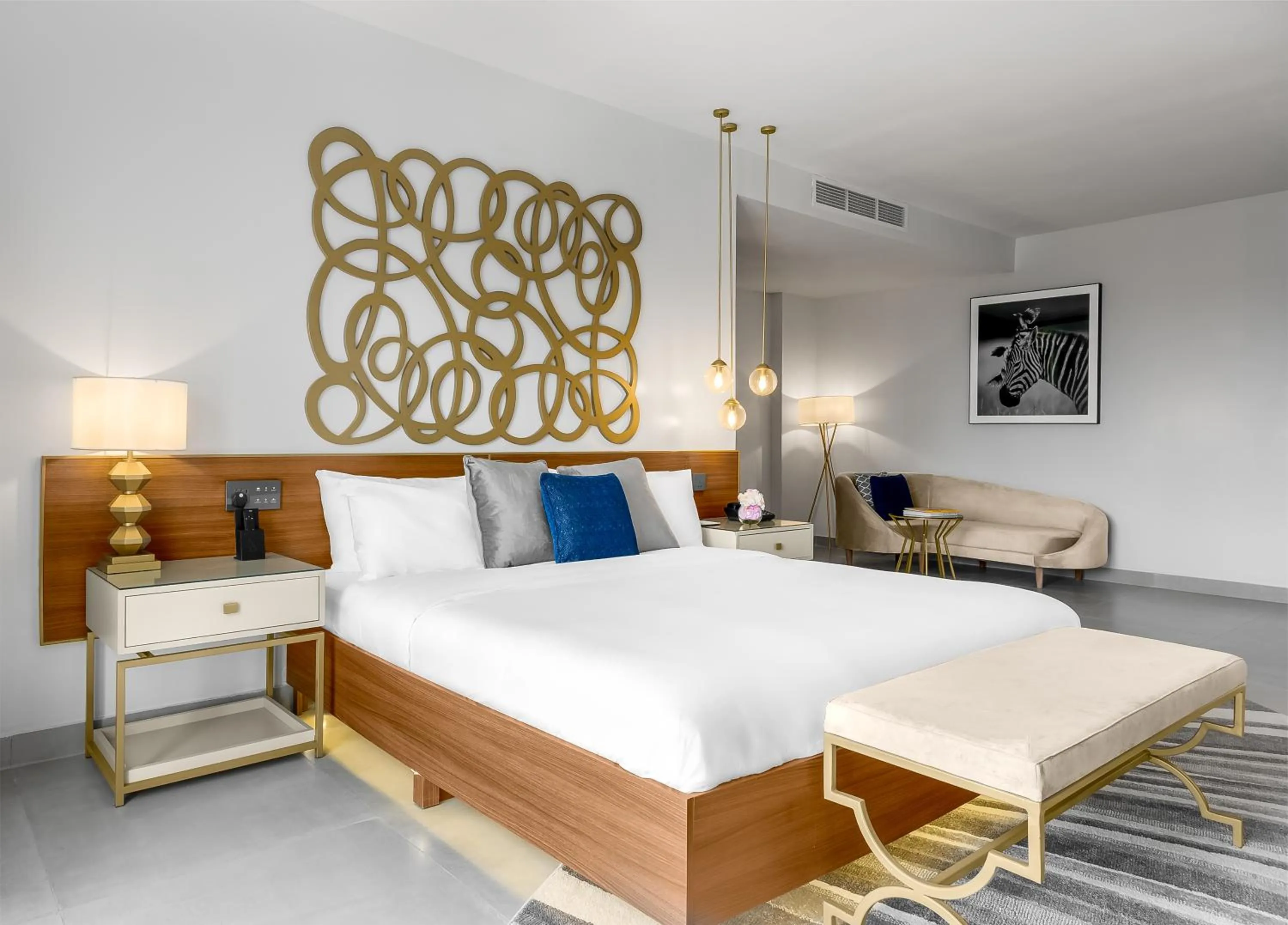 Bed in The Art Hotel