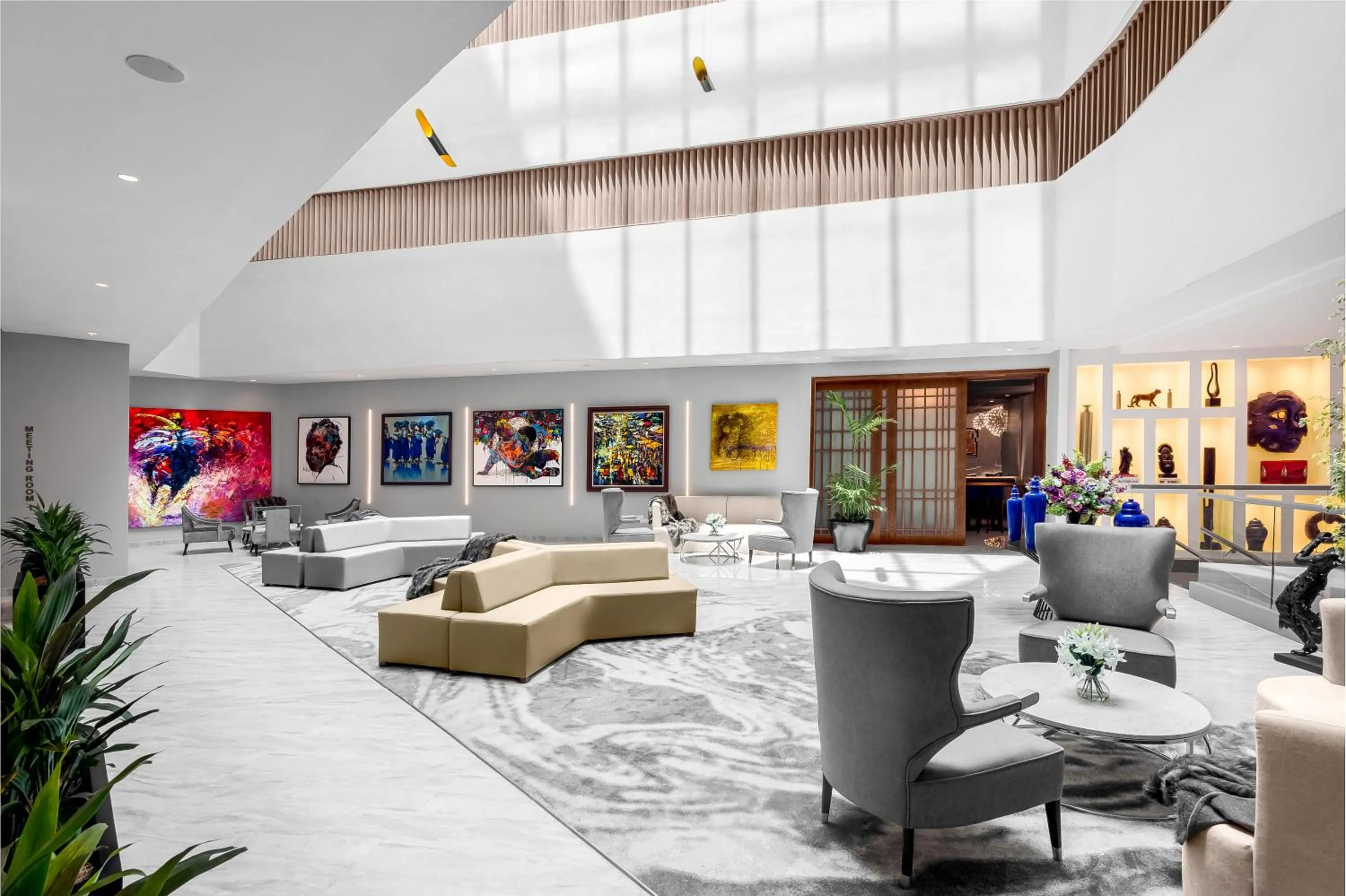 Lobby or reception in The Art Hotel