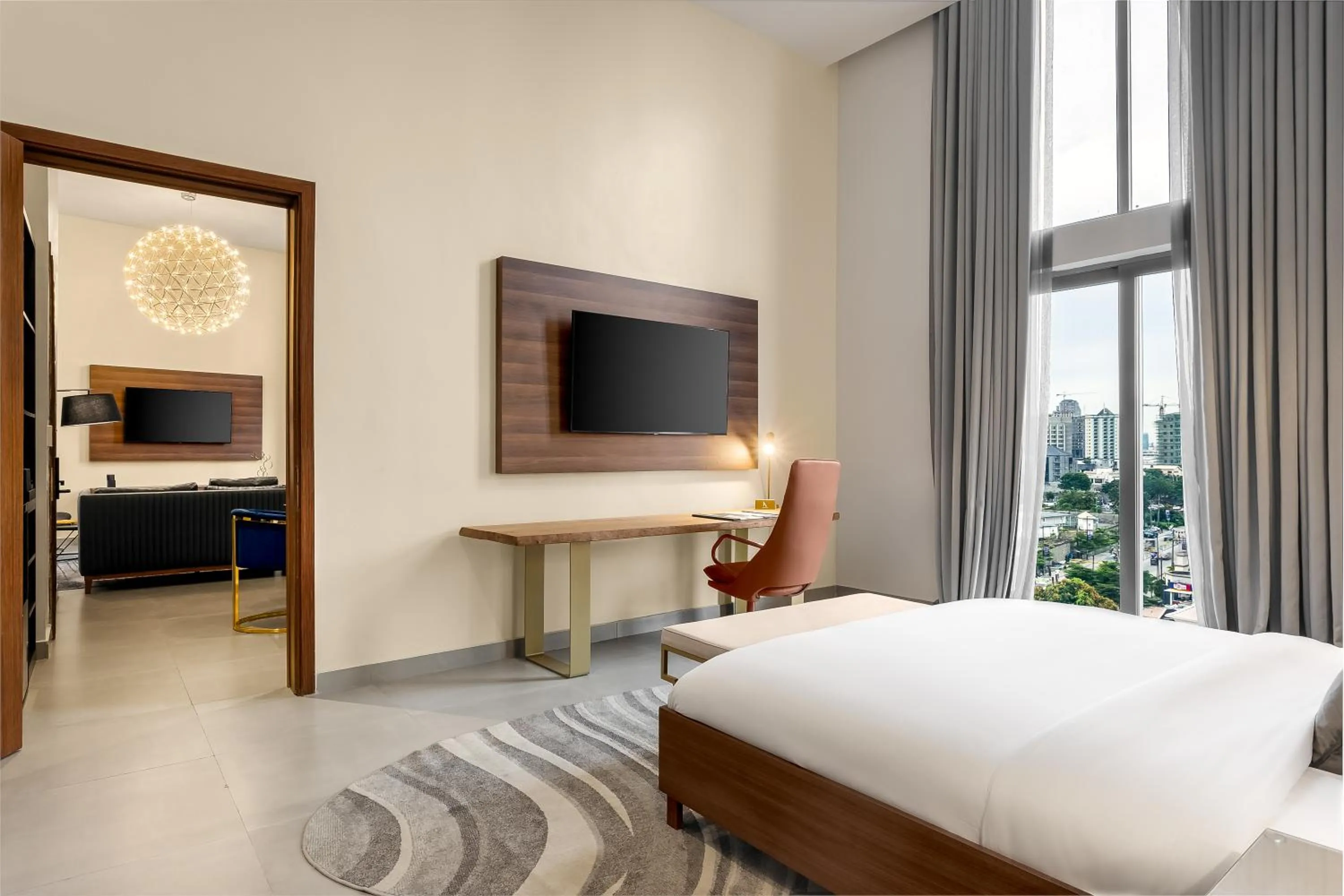 Bed in The Art Hotel