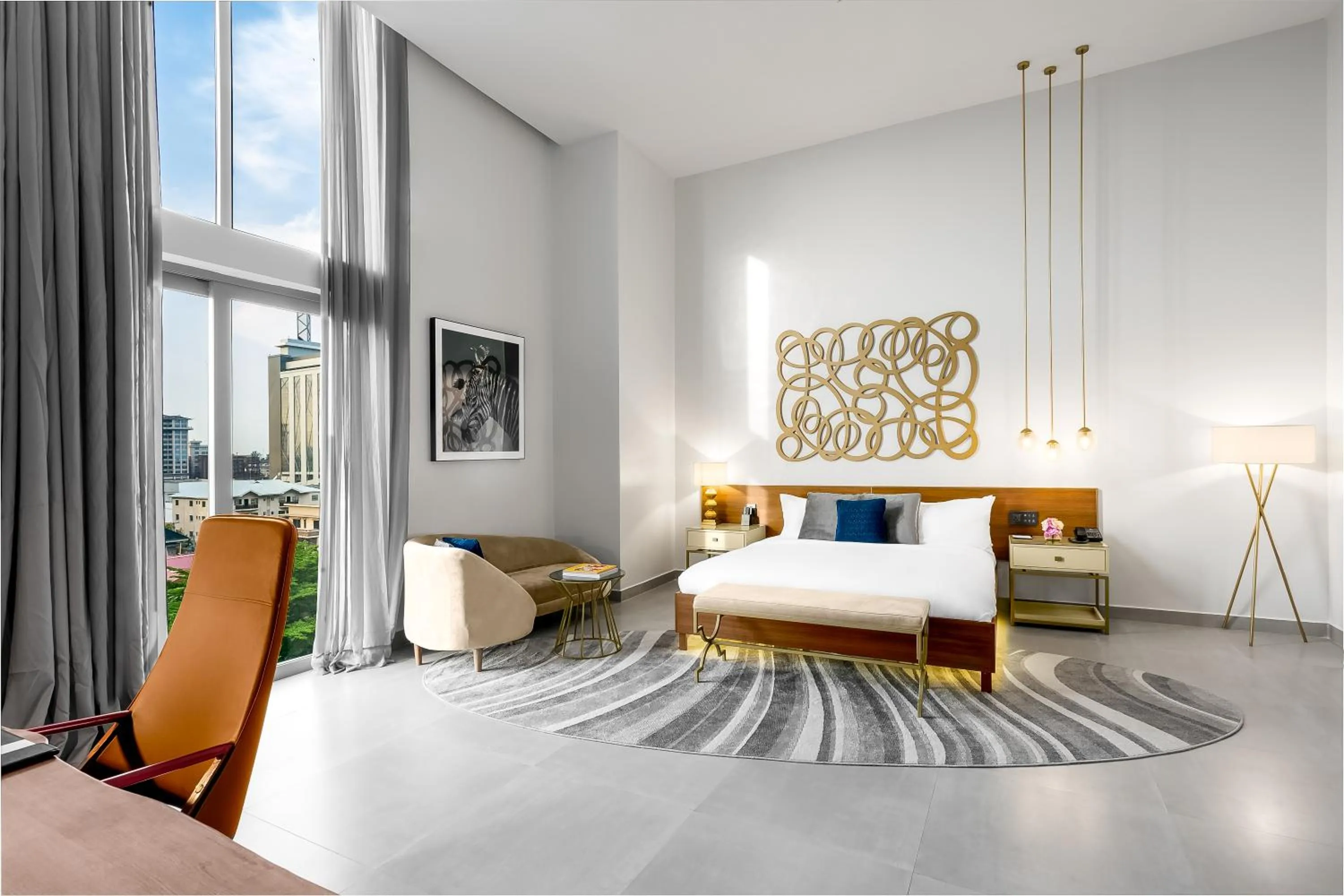 Bed in The Art Hotel