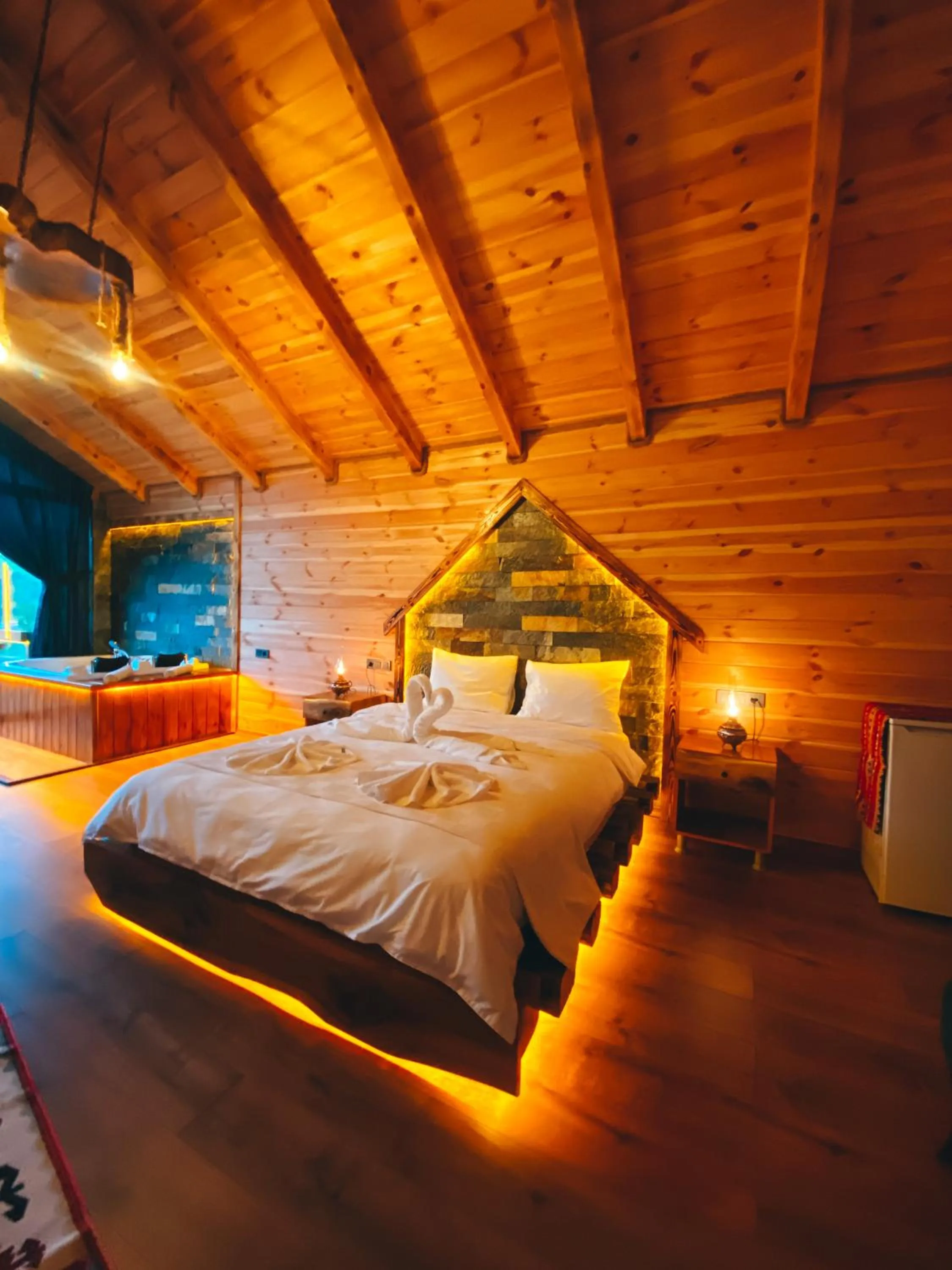 Bed in ZirvedeKal Suit Otel