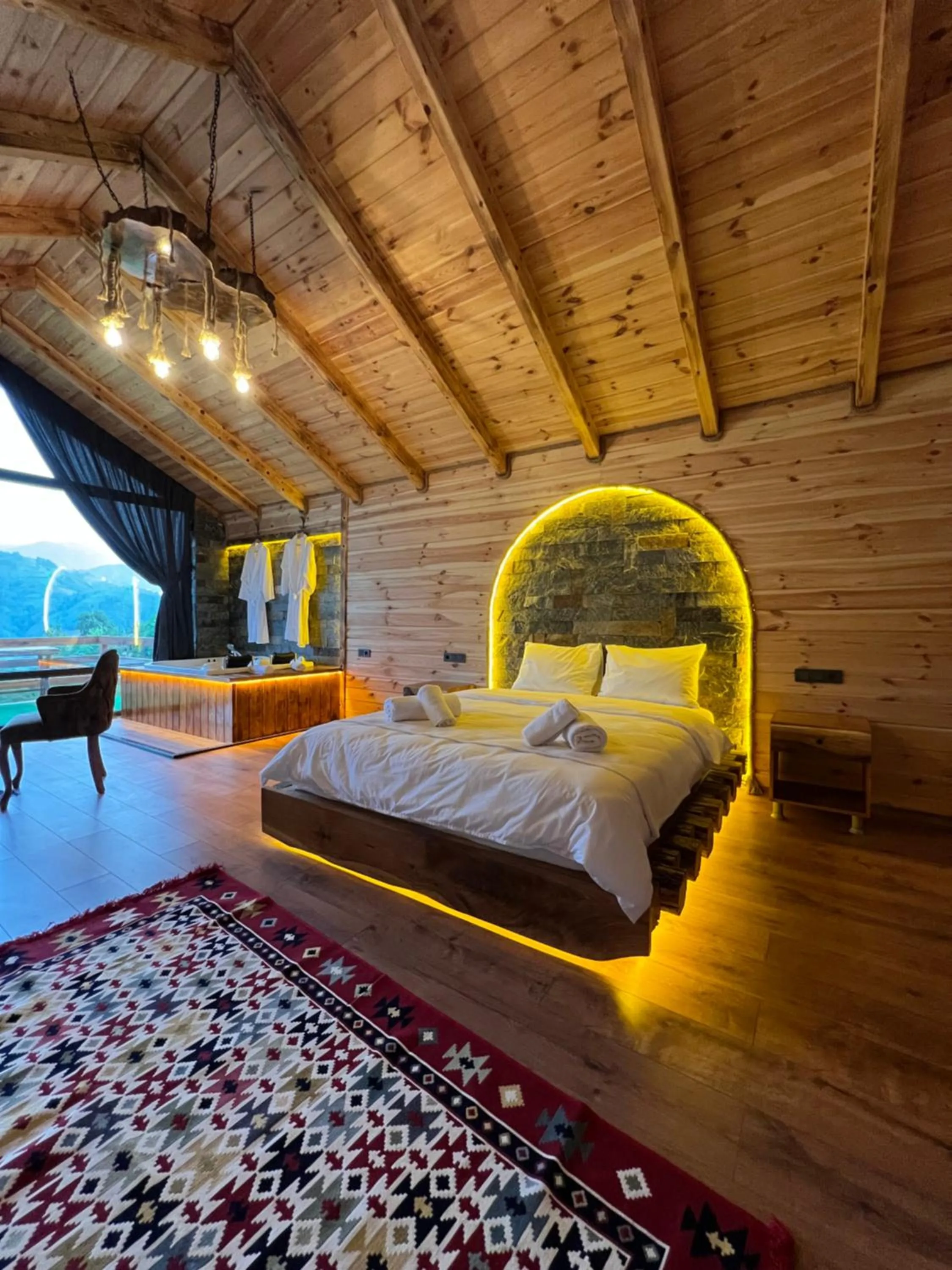 Bed in ZirvedeKal Suit Otel