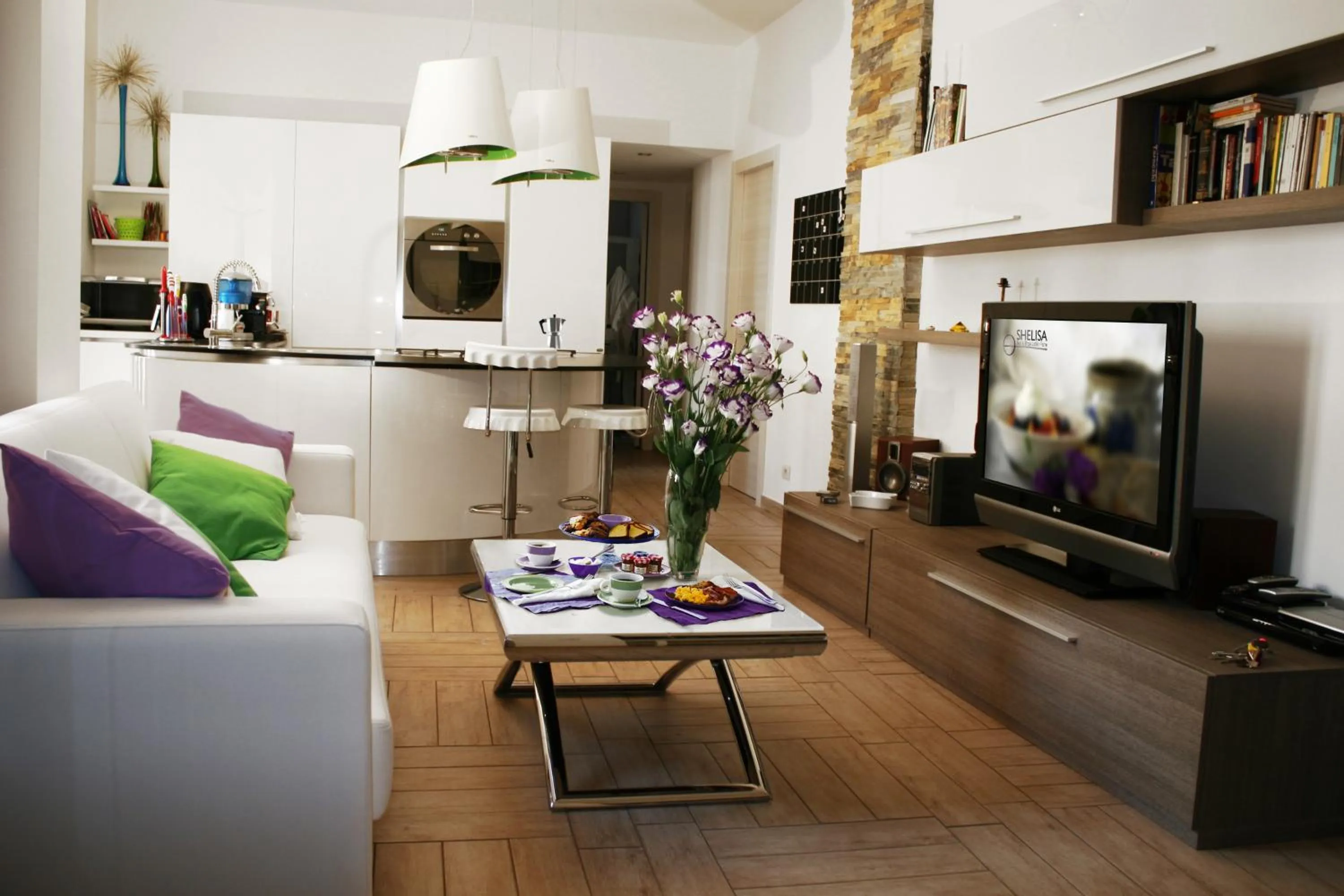 Living room in Shelisa B&B