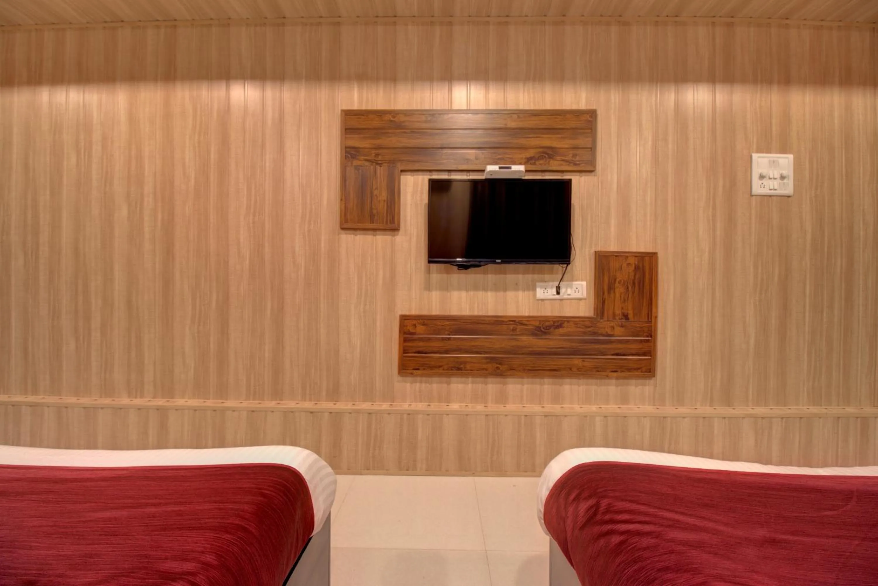 TV and multimedia in Hotel Snehaprabha - Near to Nagaon Beach Alibaug