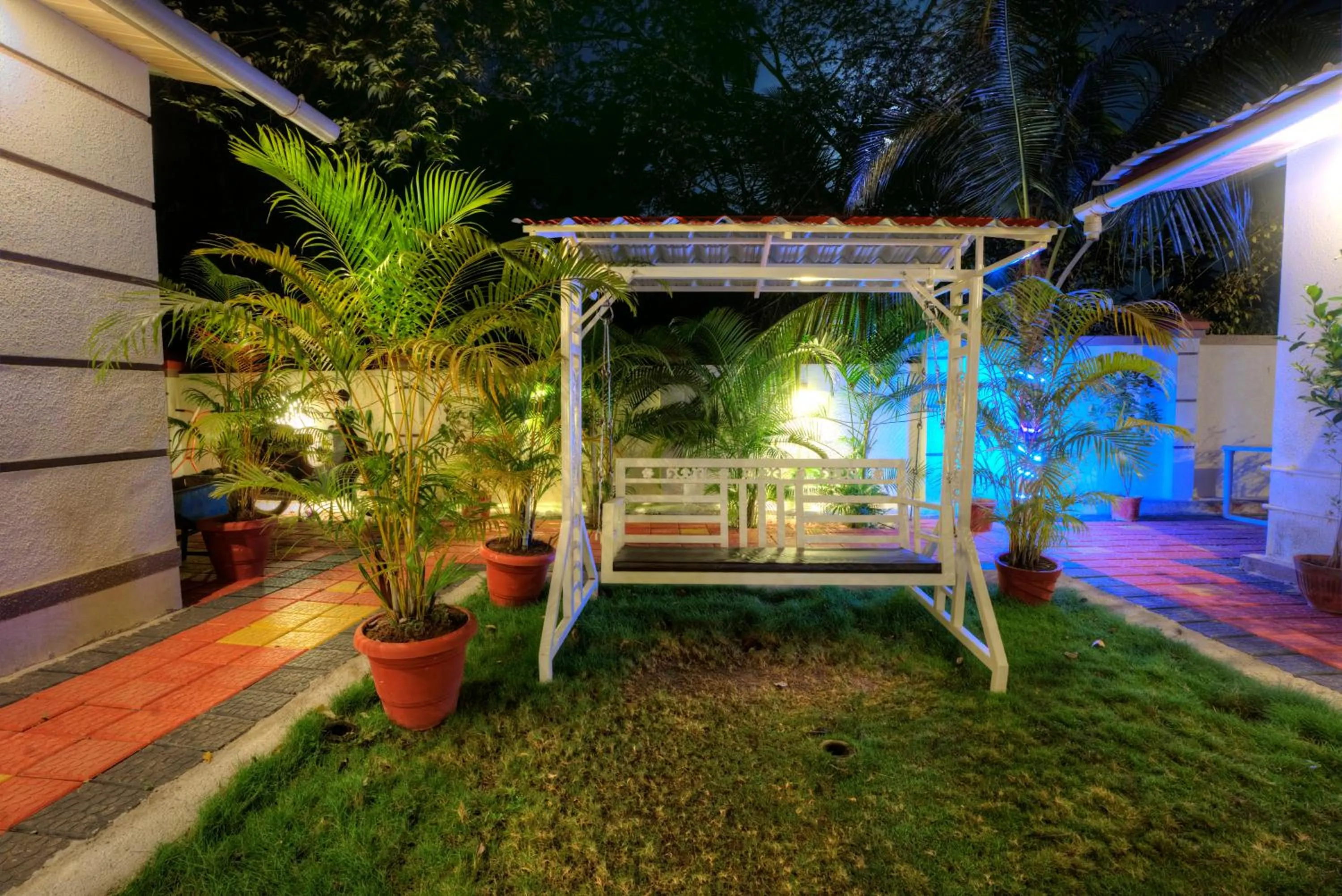 Garden view in Hotel Snehaprabha - Near to Nagaon Beach Alibaug