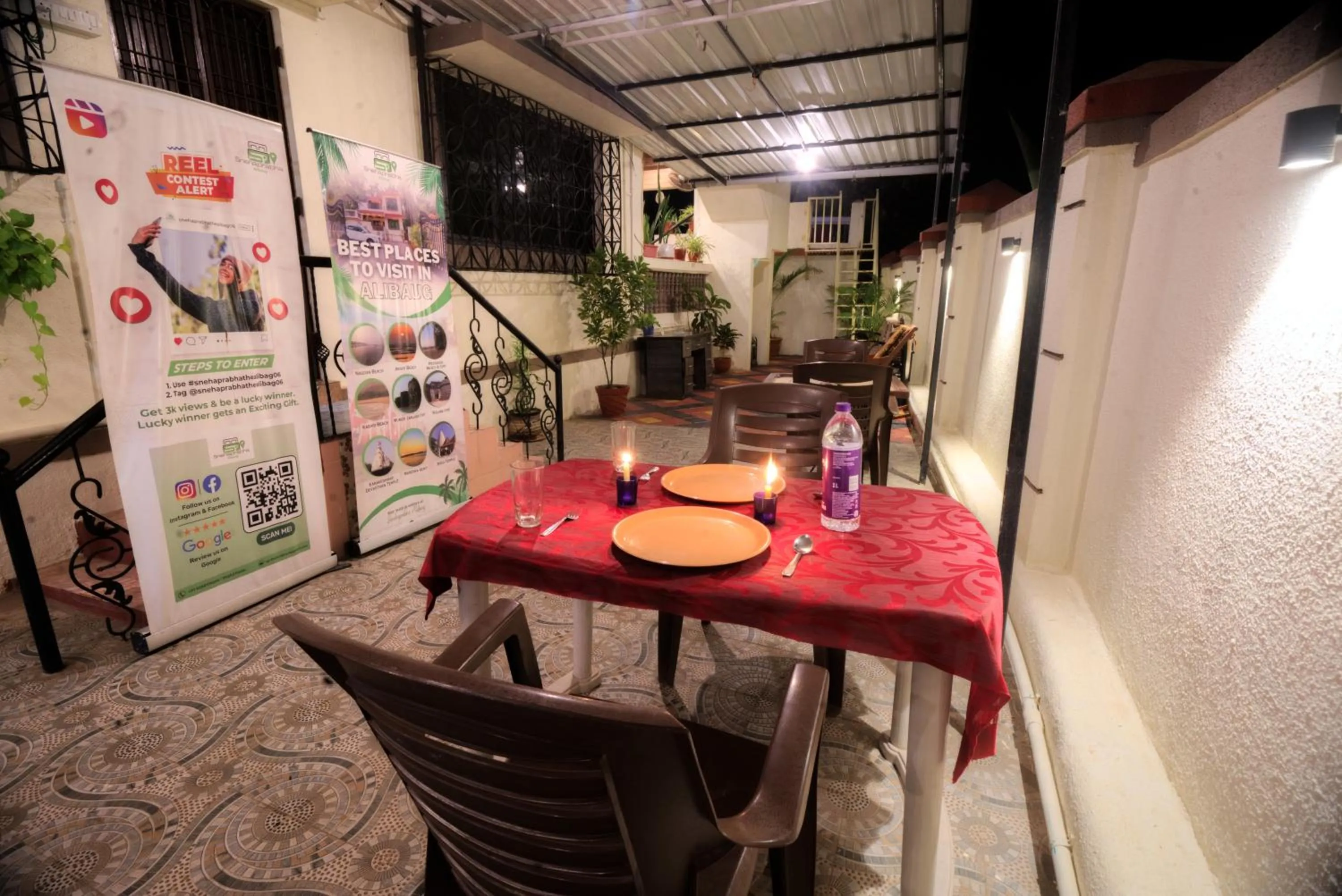 Restaurant/places to eat in Hotel Snehaprabha - Near to Nagaon Beach Alibaug