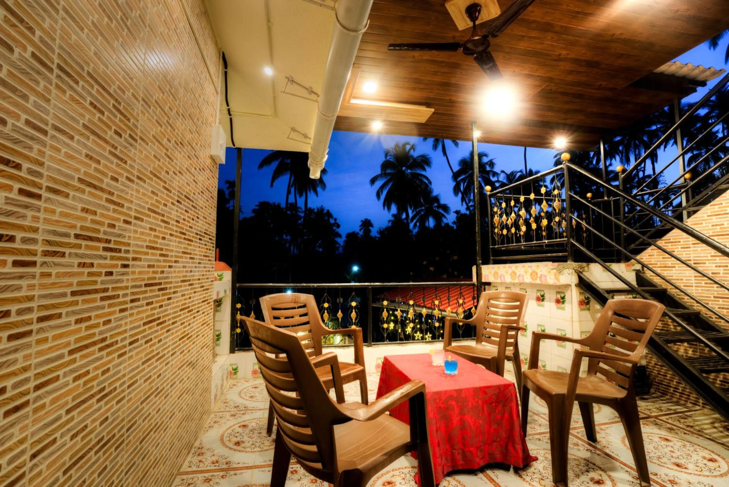 Balcony/Terrace in Hotel Snehaprabha - Near to Nagaon Beach Alibaug