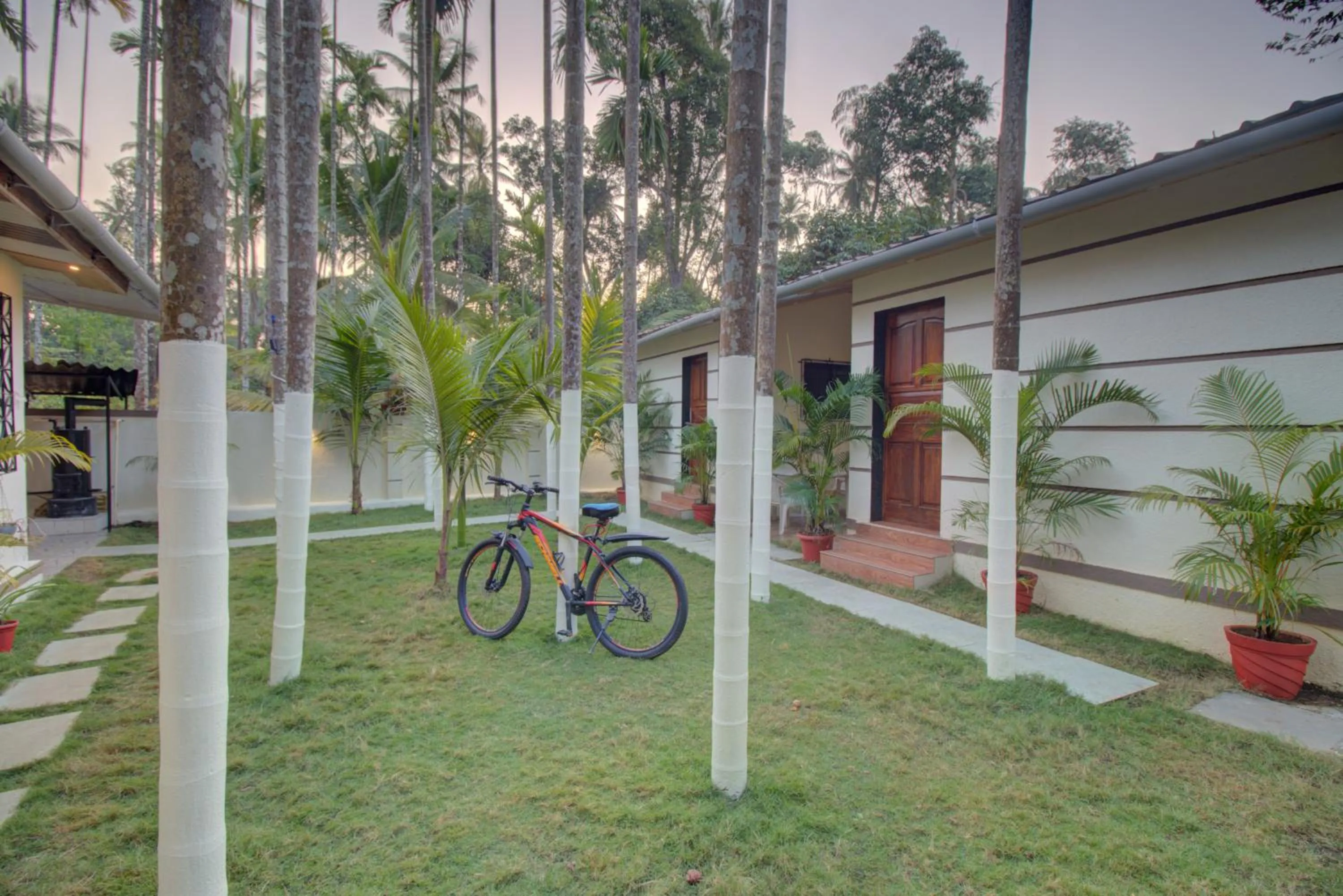 Garden view in Hotel Snehaprabha - Near to Nagaon Beach Alibaug