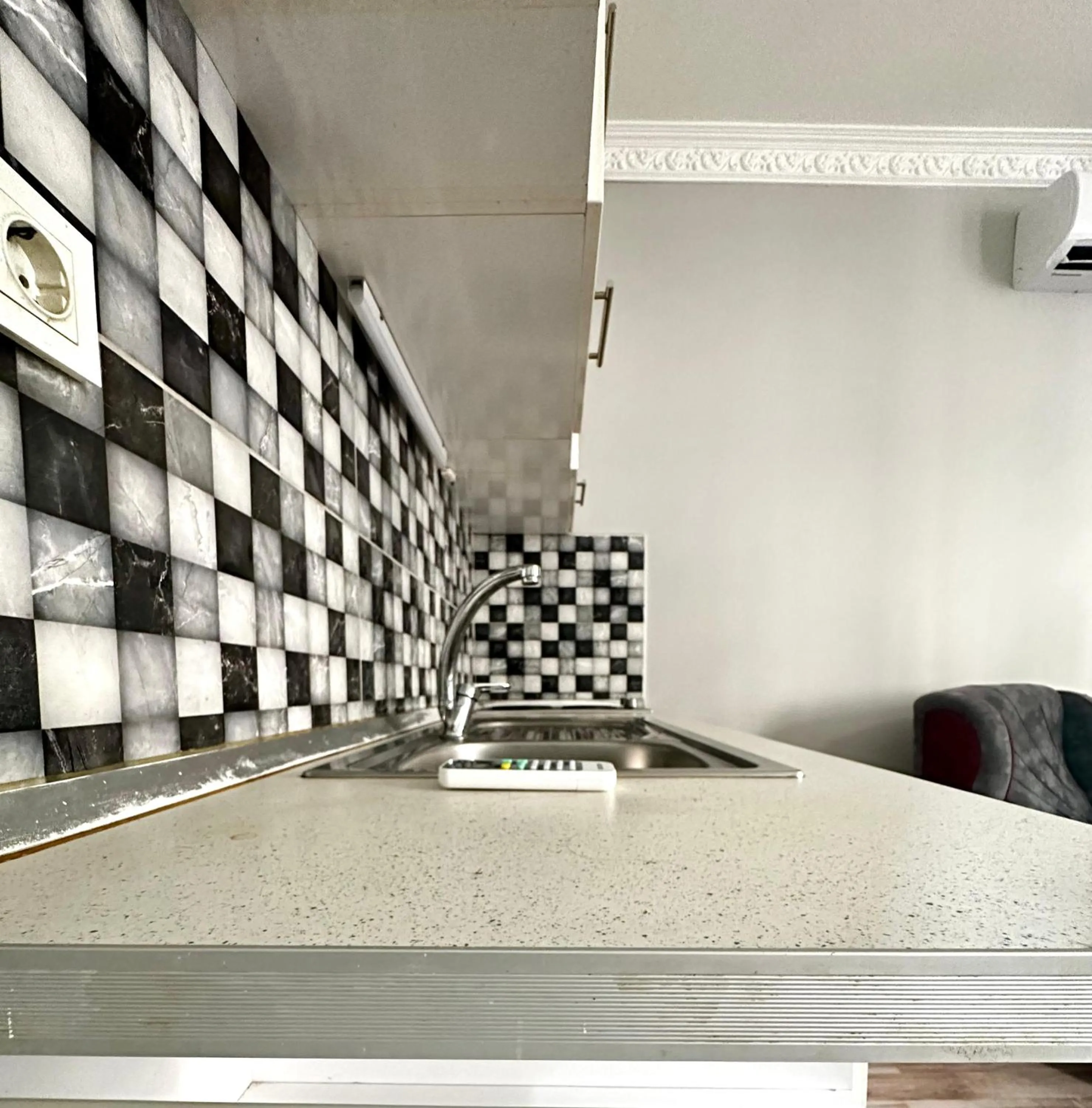 Kitchen or kitchenette in Blueway Hotel Residence