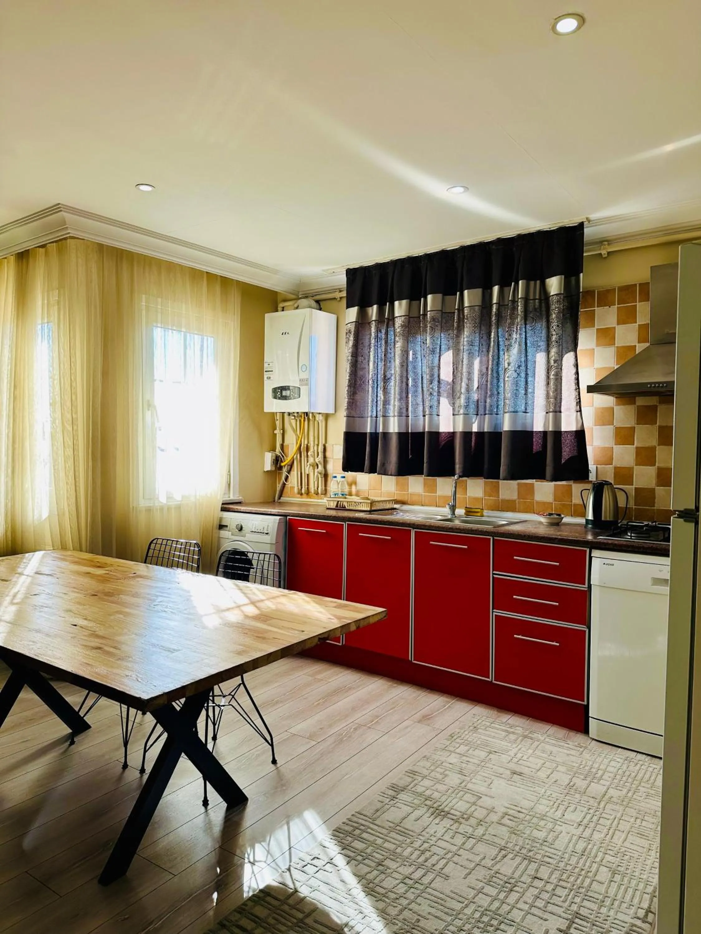 Kitchen or kitchenette in Blueway Hotel Residence