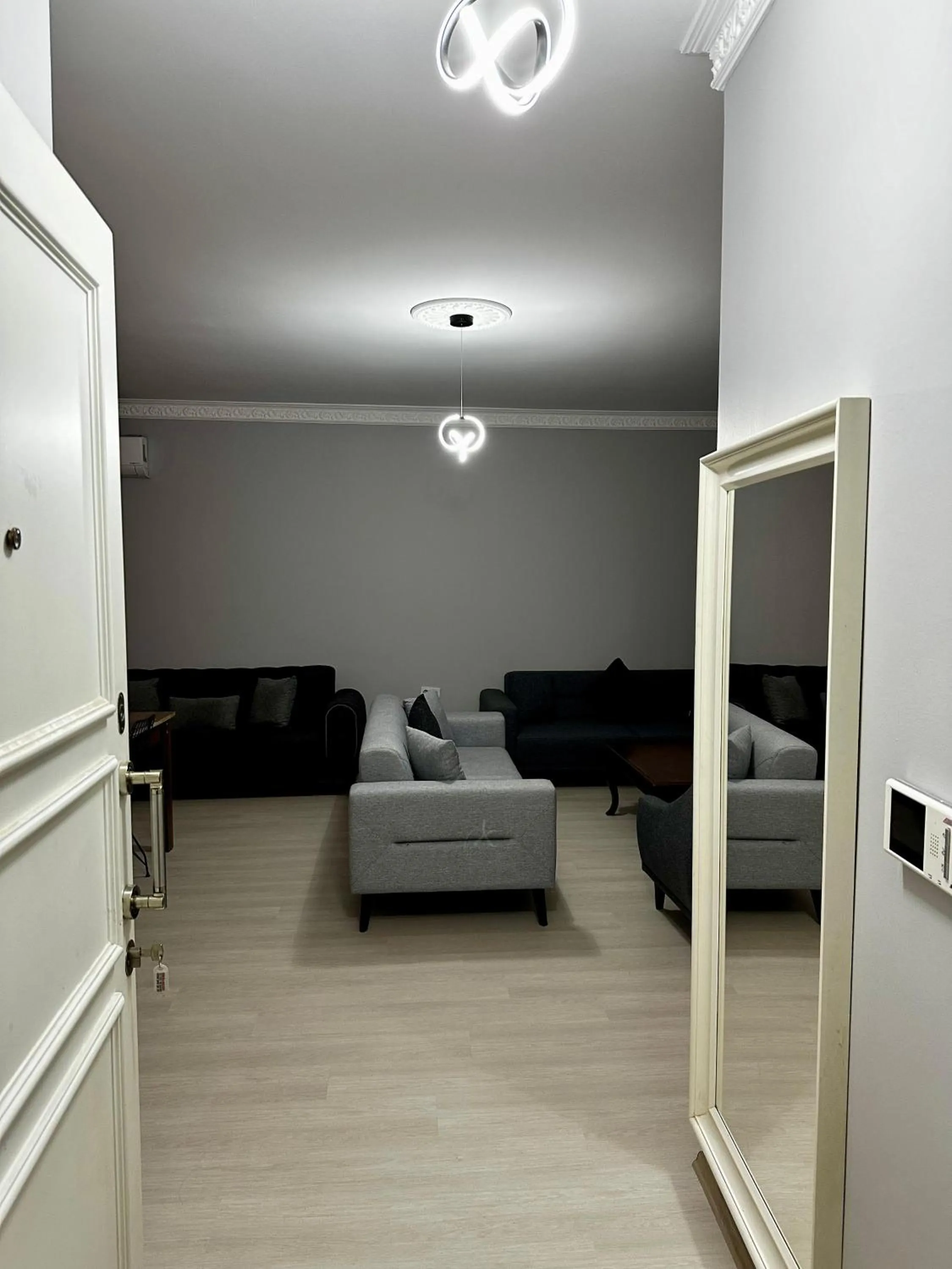 Living room, Bed in Blueway Hotel Residence