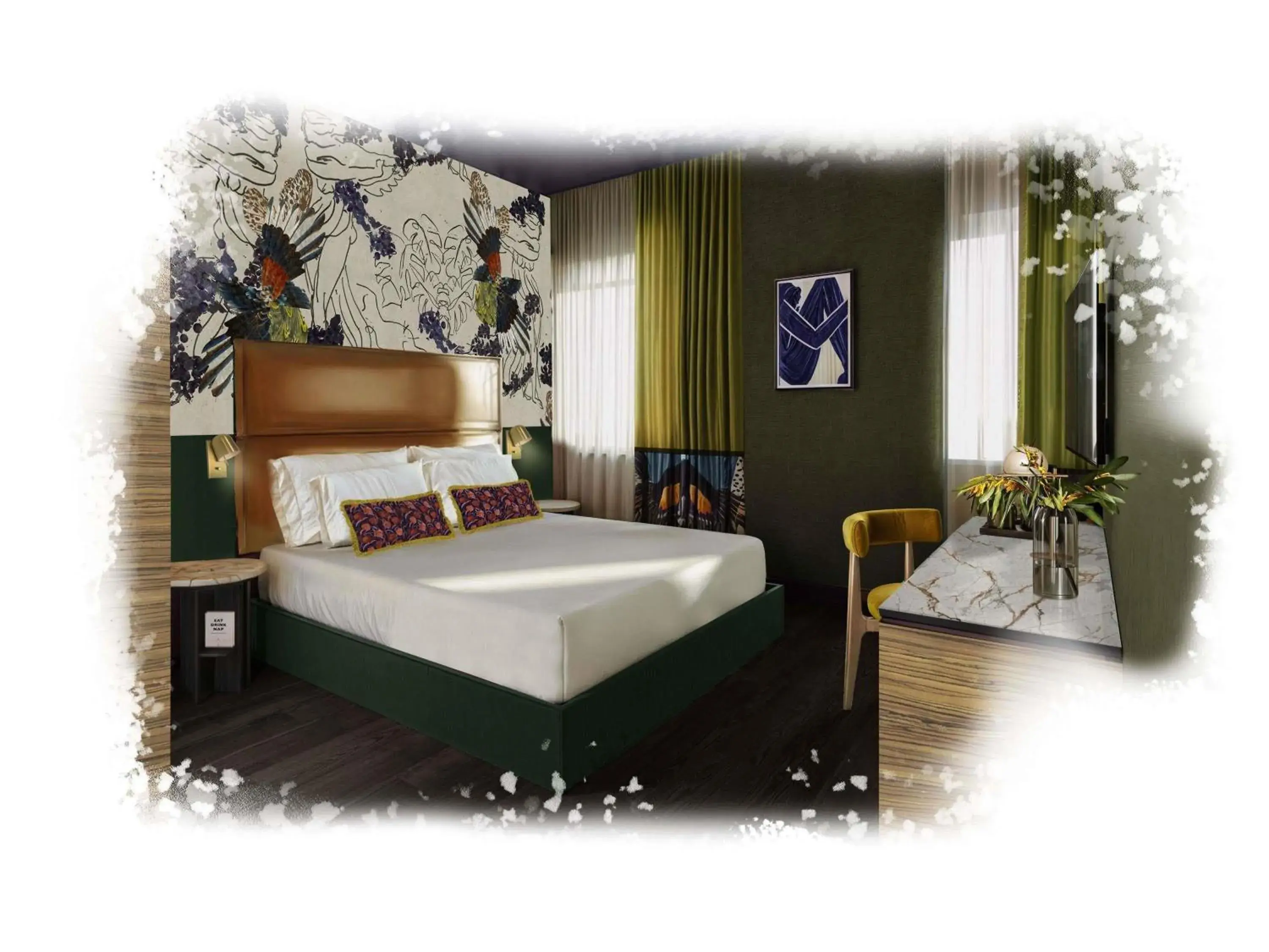 Property building, Bed in Mercure Roma Centro Saint John Property building, Bed in Mercure Roma Centro Saint John