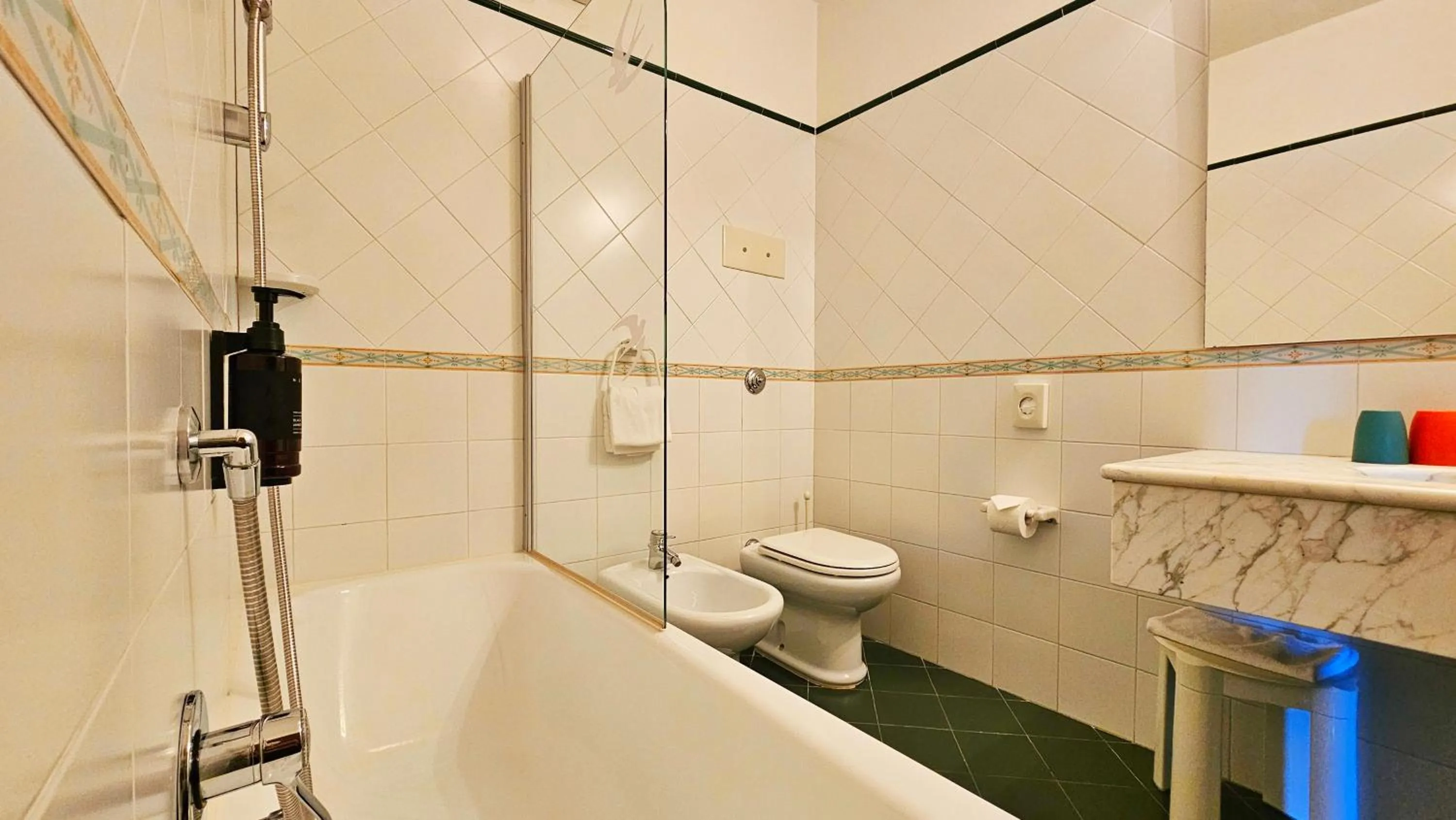 Bathroom in PanoramaHotel Penegal