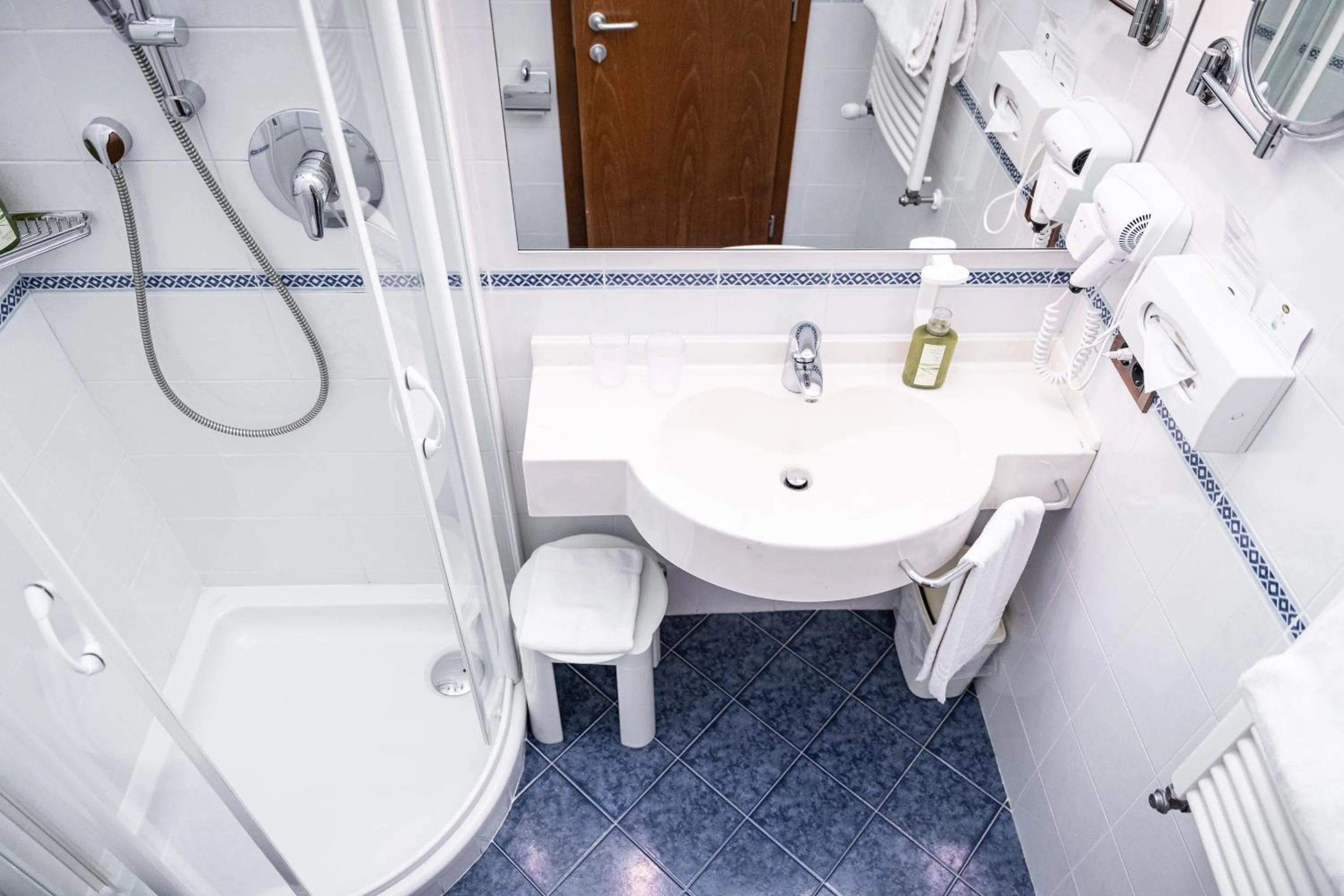 Bathroom in PanoramaHotel Penegal