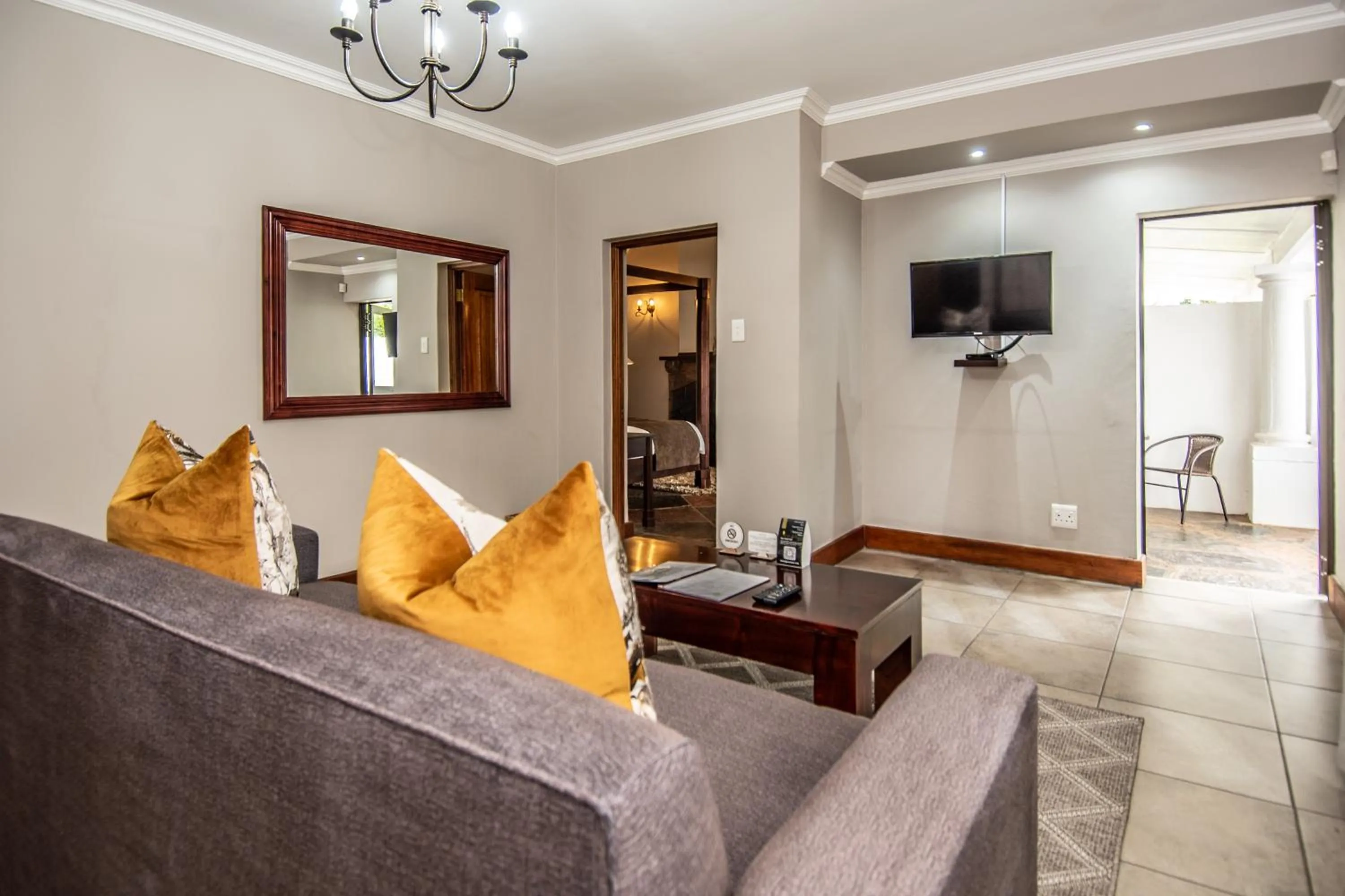 Living room in Nut Grove Boutique Hotel