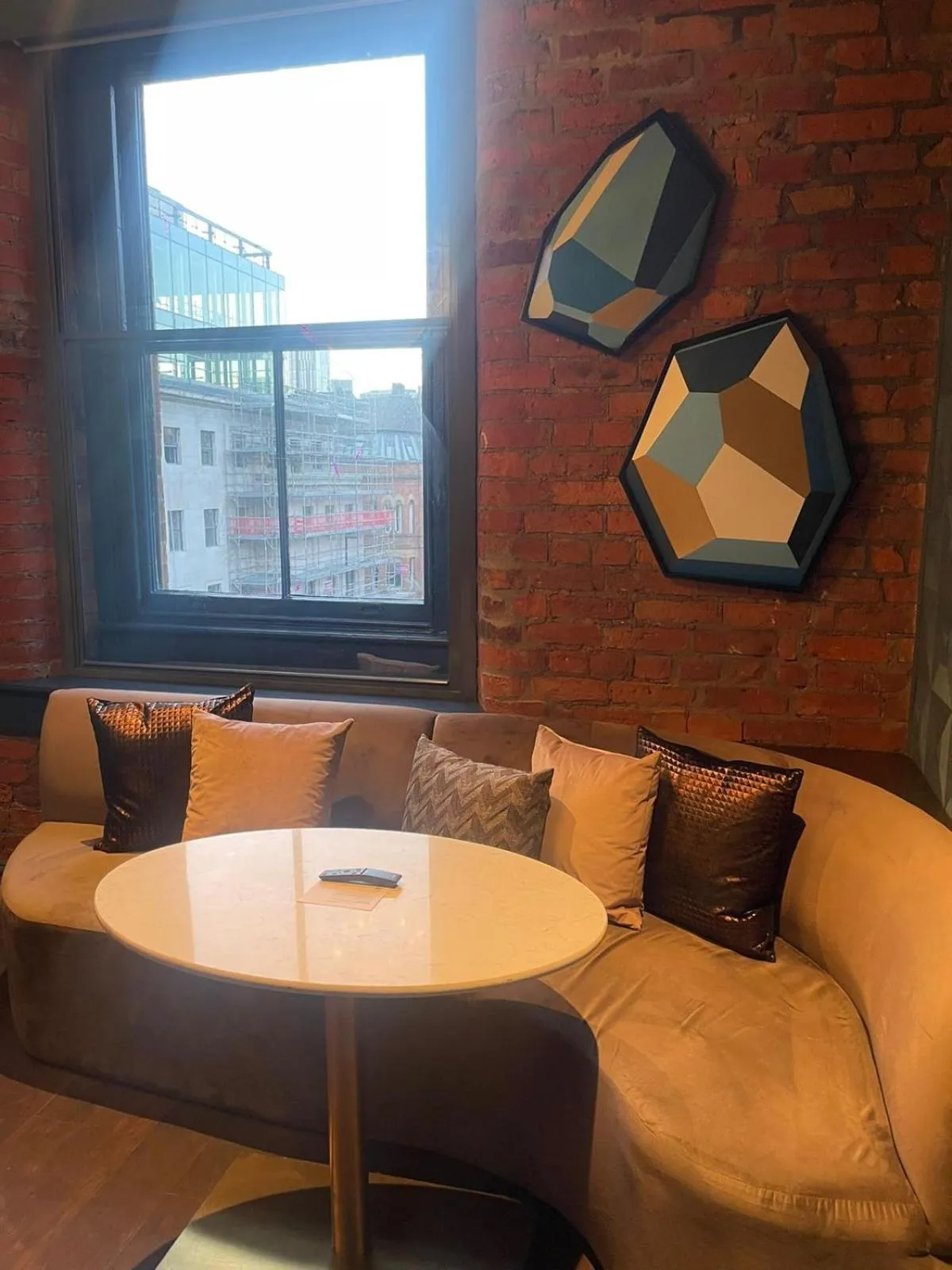 Seating area in Forty Seven Hotel Manchester, WorldHotels Crafted