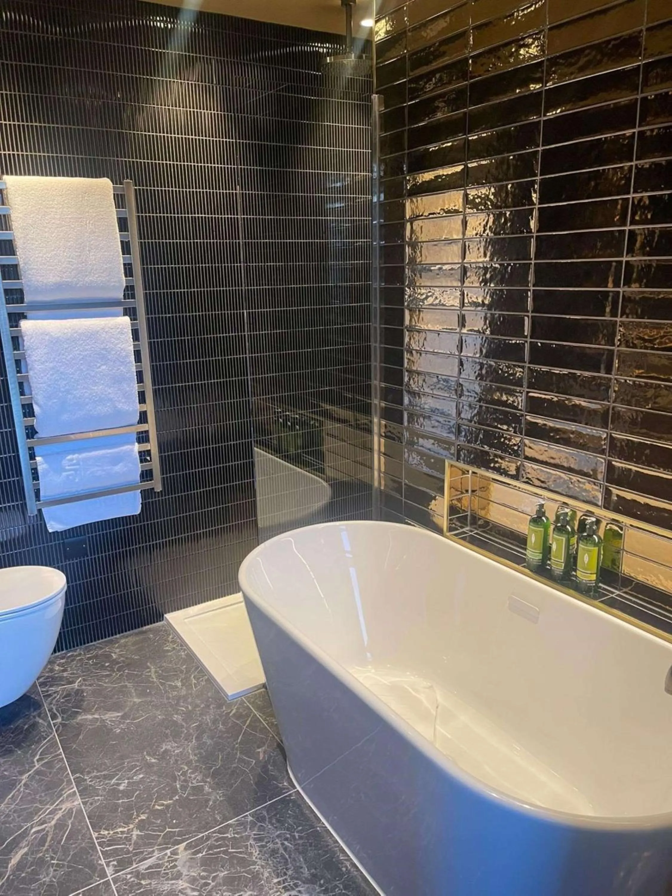 Bathroom in Forty Seven Hotel Manchester, WorldHotels Crafted