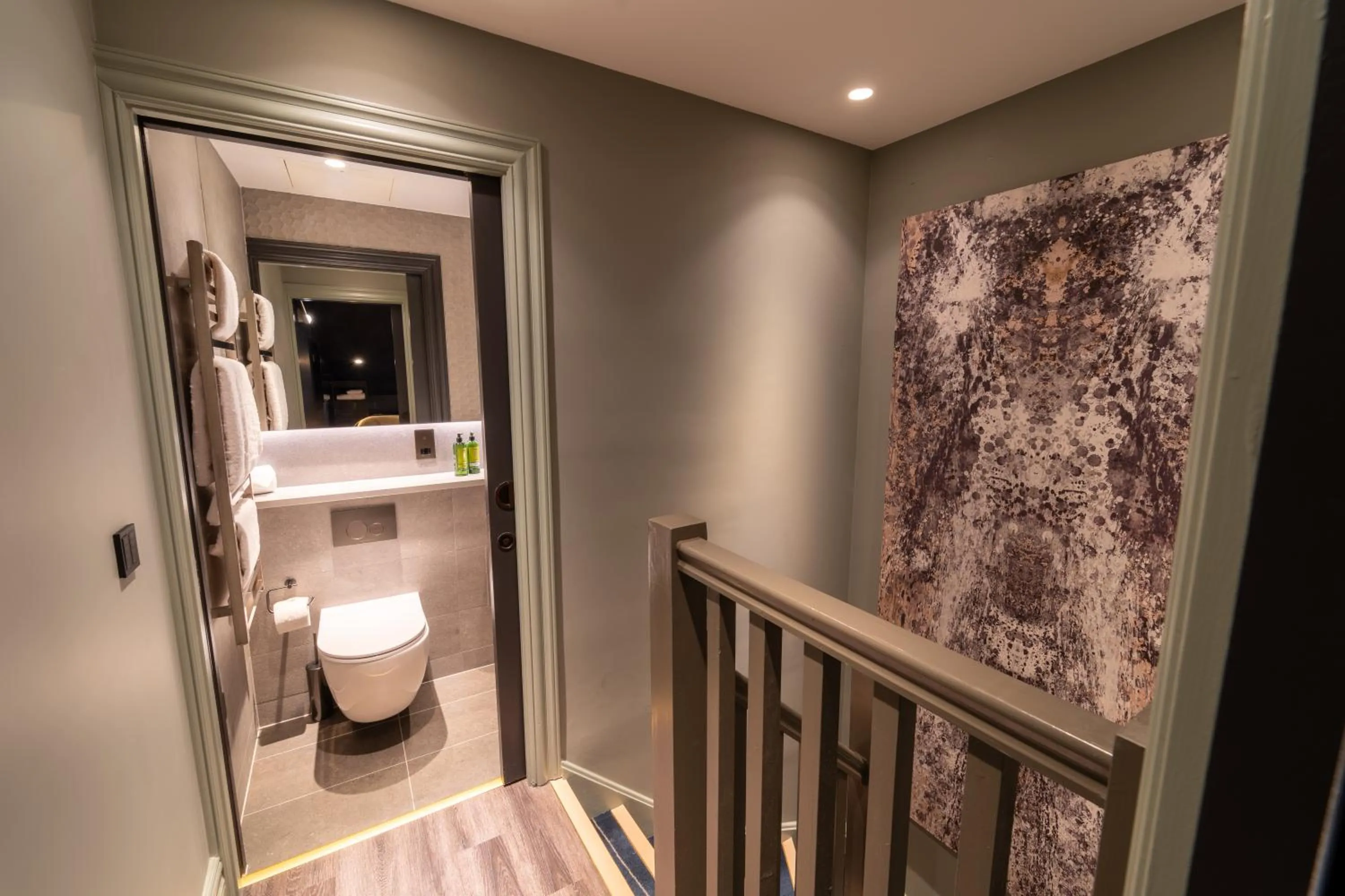 Bathroom in Forty Seven Hotel Manchester, WorldHotels Crafted