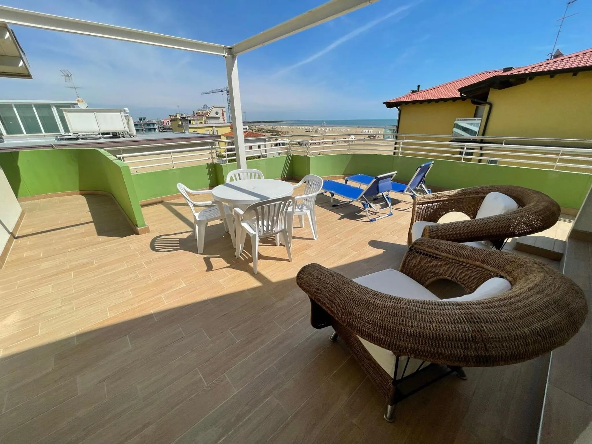 Balcony/Terrace in Residence Gianka - Agenzia Cocal